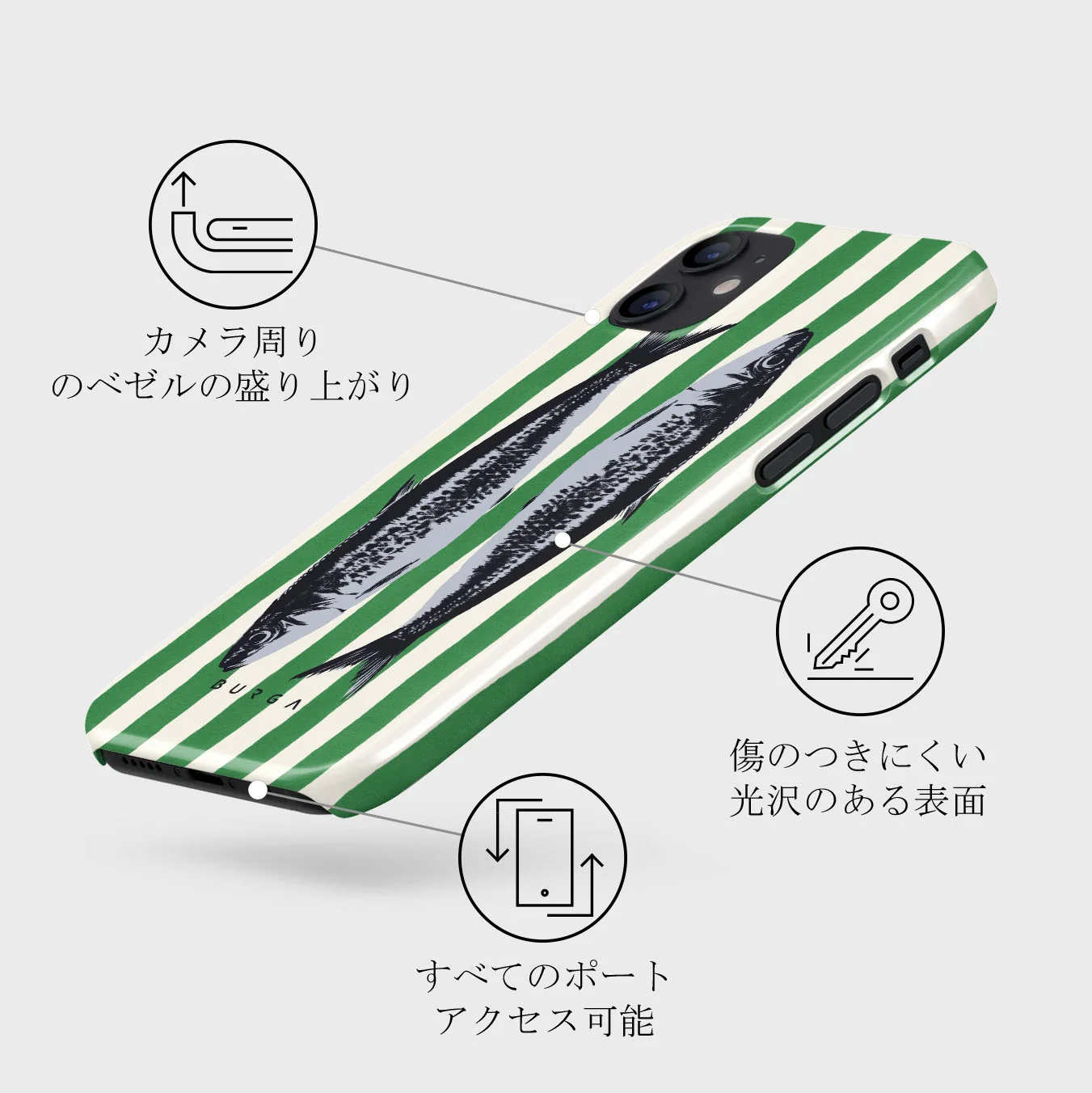 Sardinhas - iPhone 12 Mini ケース