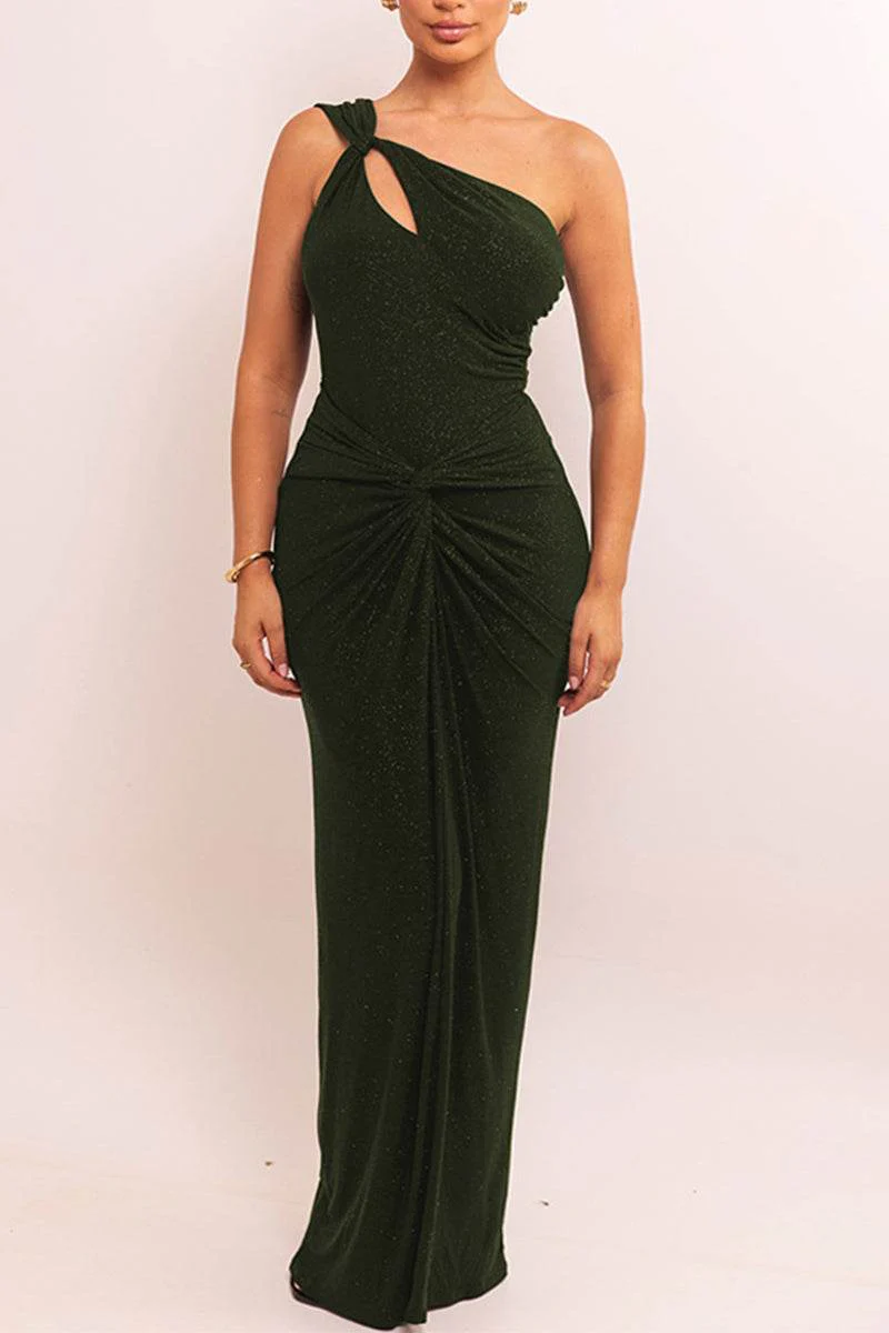 Trumpet-Mermaid Maxi Glitter Dress 965123839082