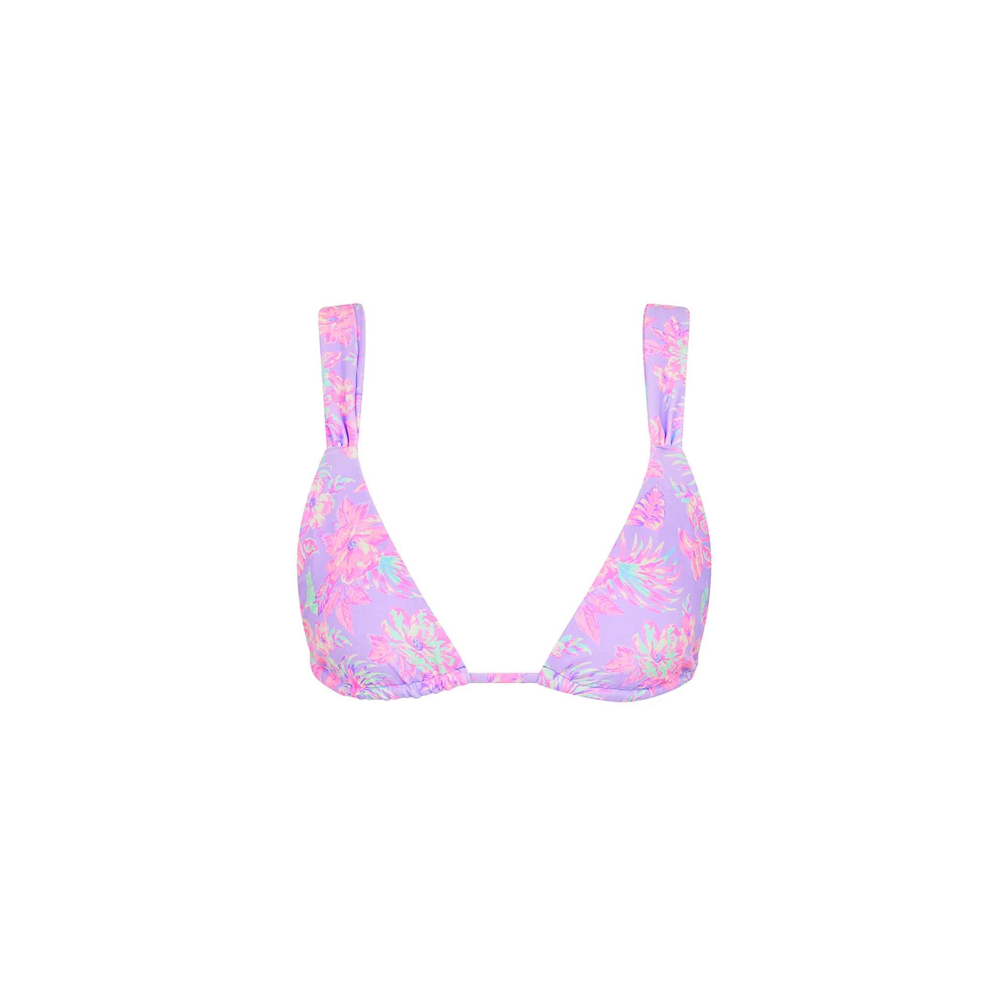 Slide Bralette Bikini Top - Lilac Love