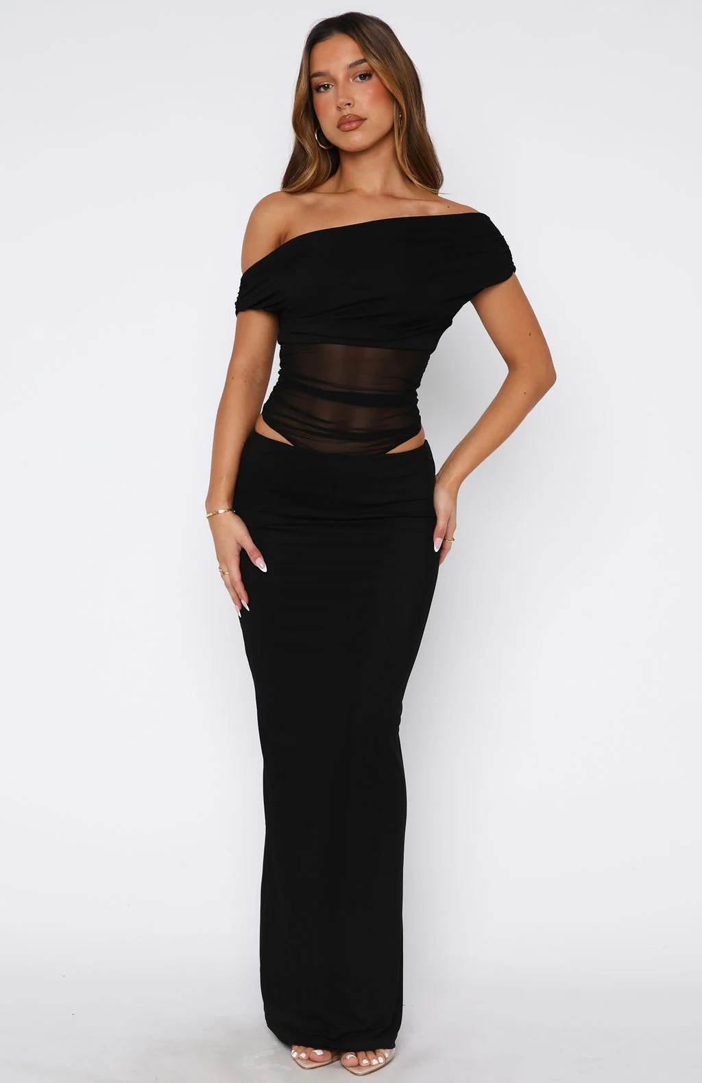 Girls Night Maxi Dress Black