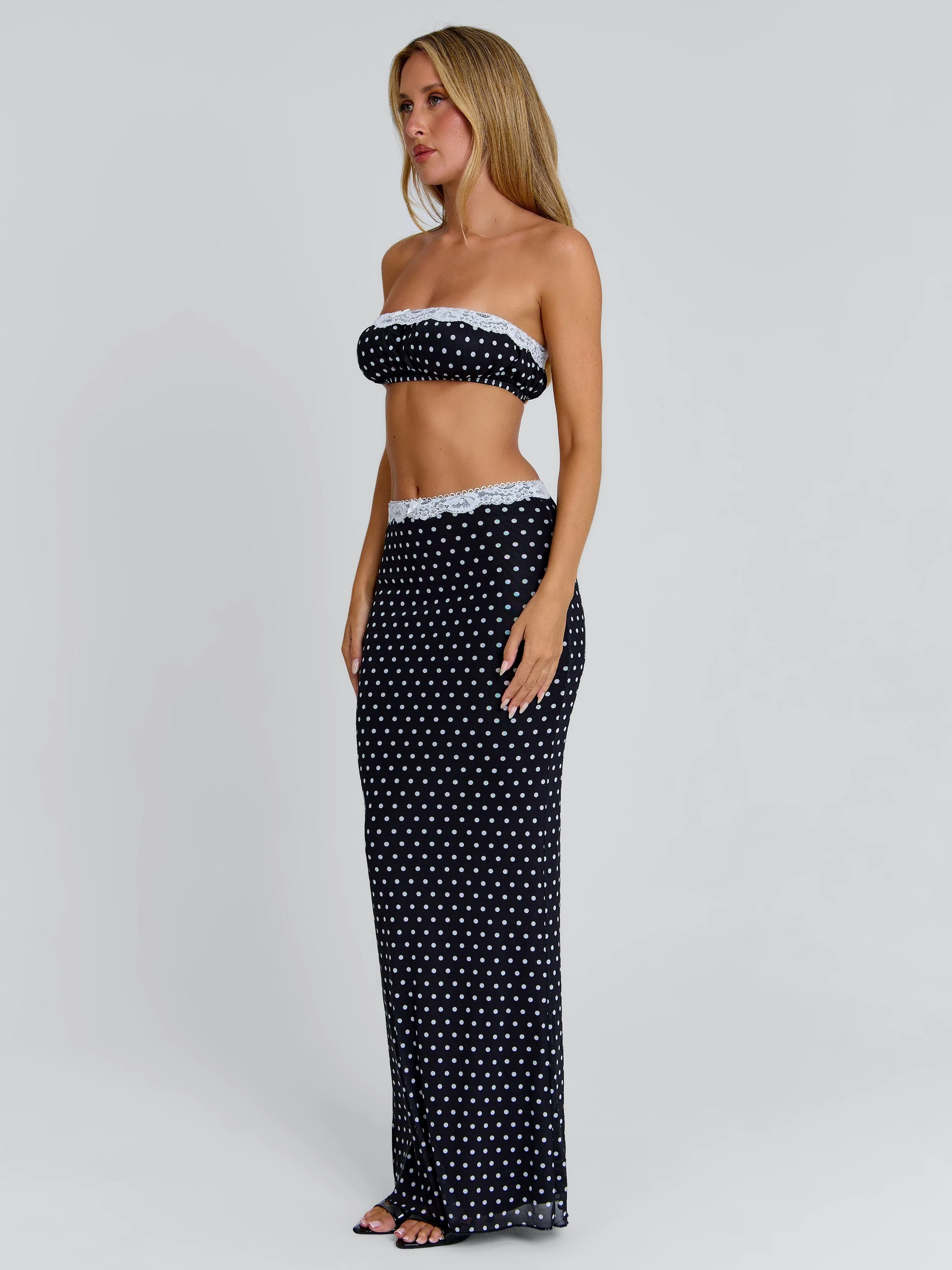 Cali Maxi Skirt Polka Dot