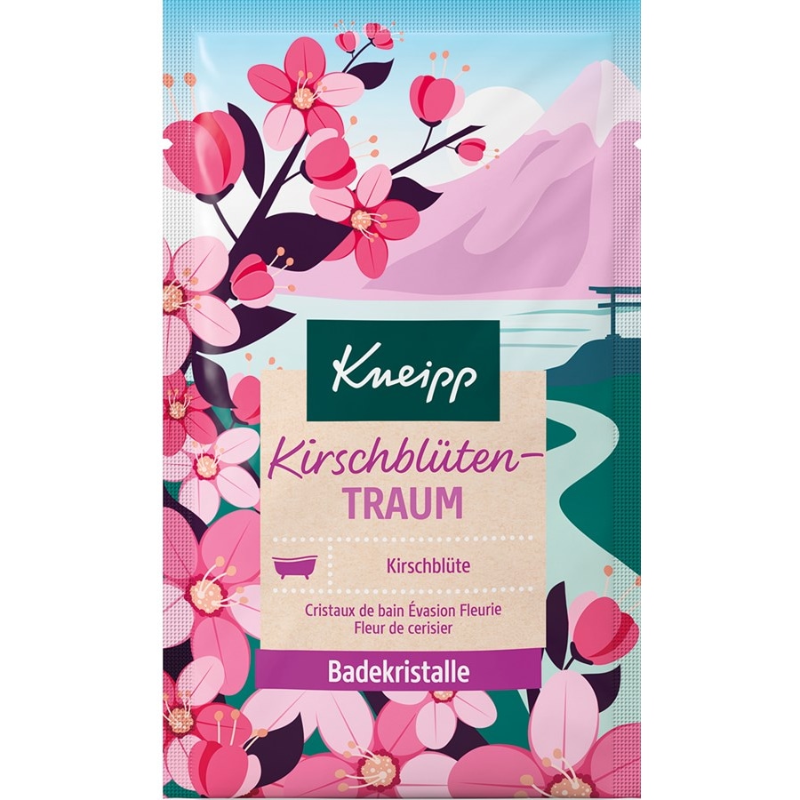 Kneipp Bath crystals Wymarzone kryształki do kąpieli z kwiatem wiśni