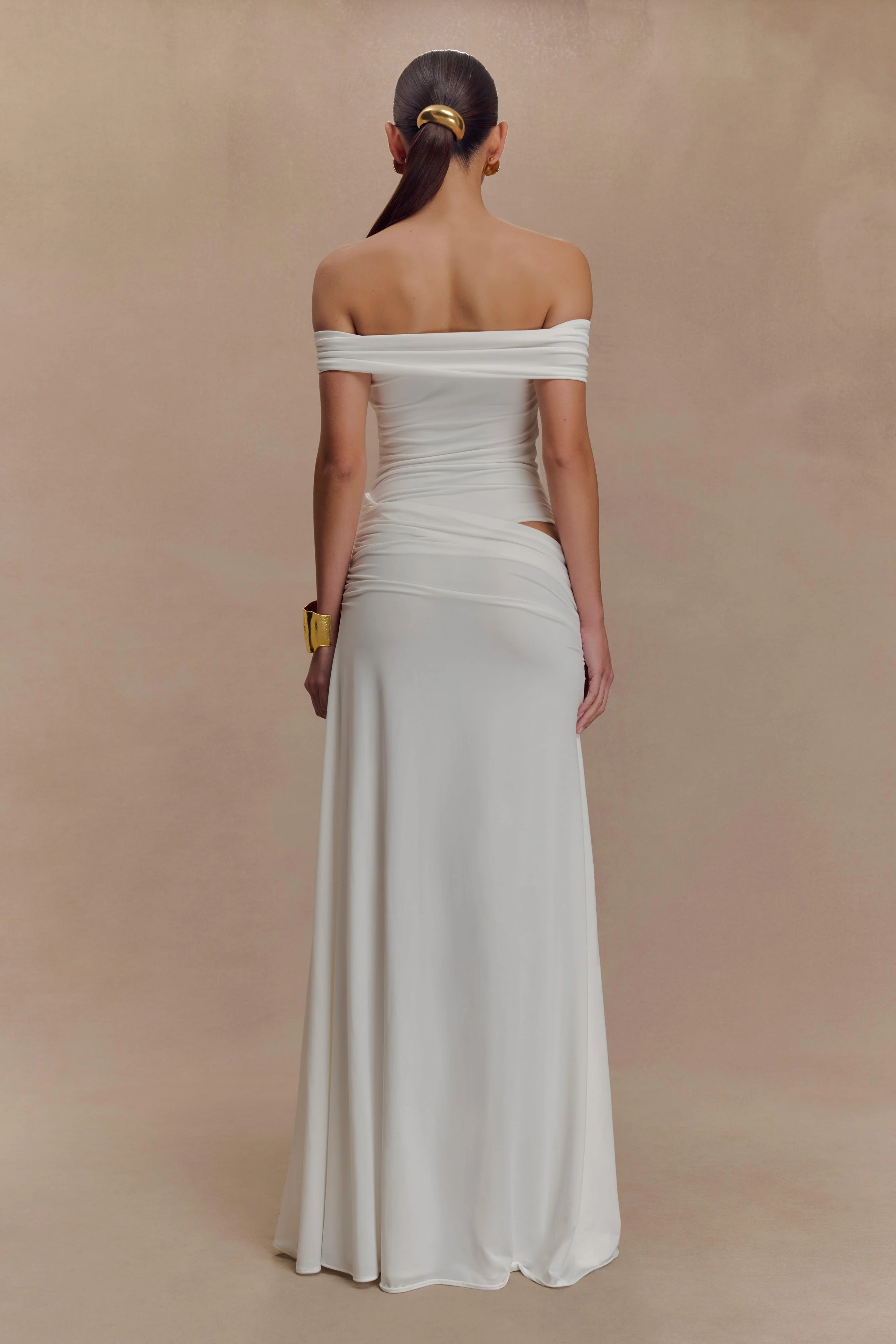 Oliver Slinky Maxi Dress - White