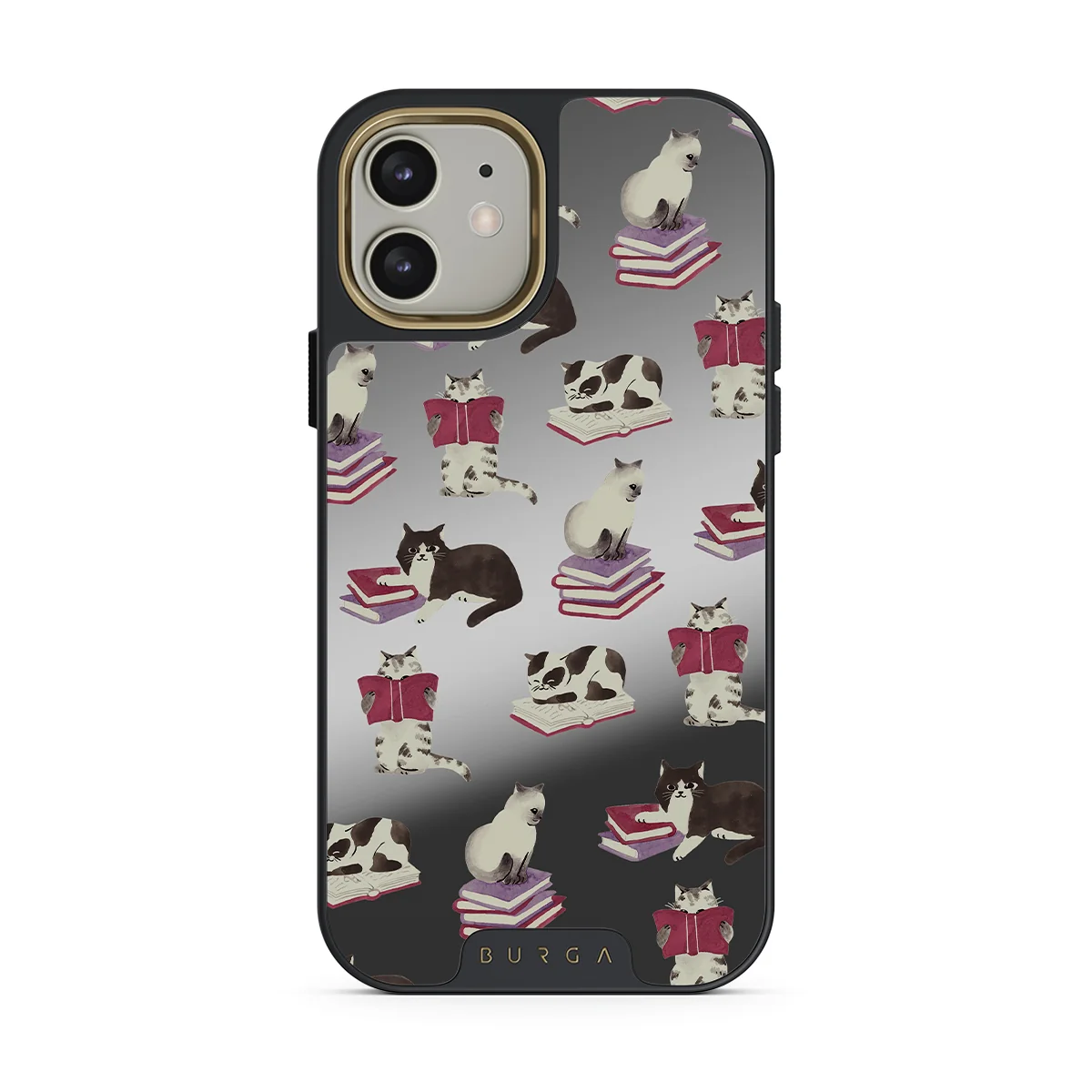 Curious Cat - iPhone 12 ケース
