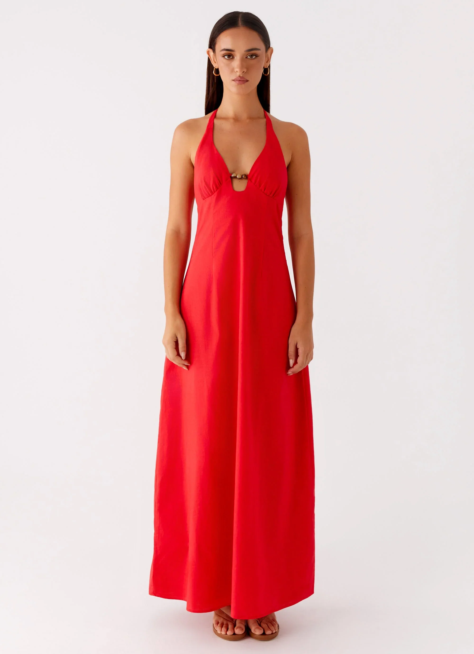 Zana Maxi Dress - Red