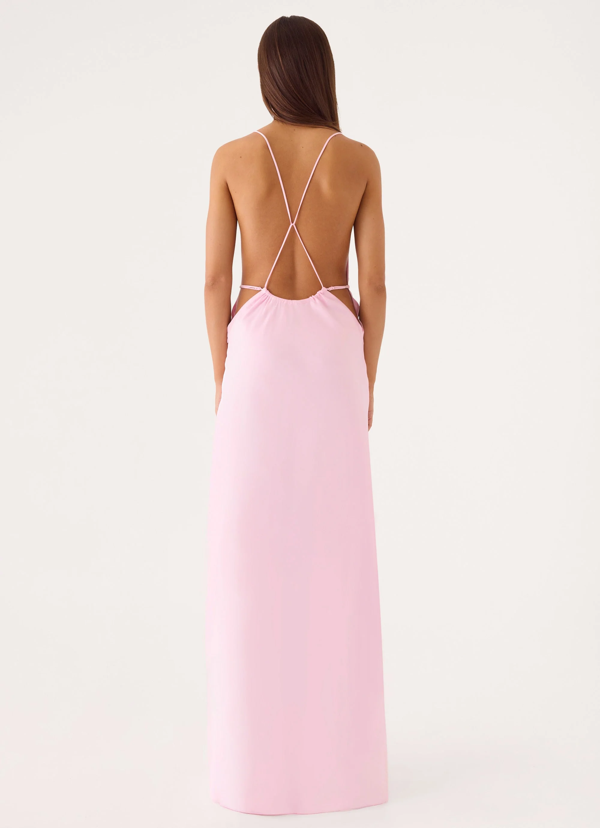 Vivica Maxi Dress - Pink - luluinthesky