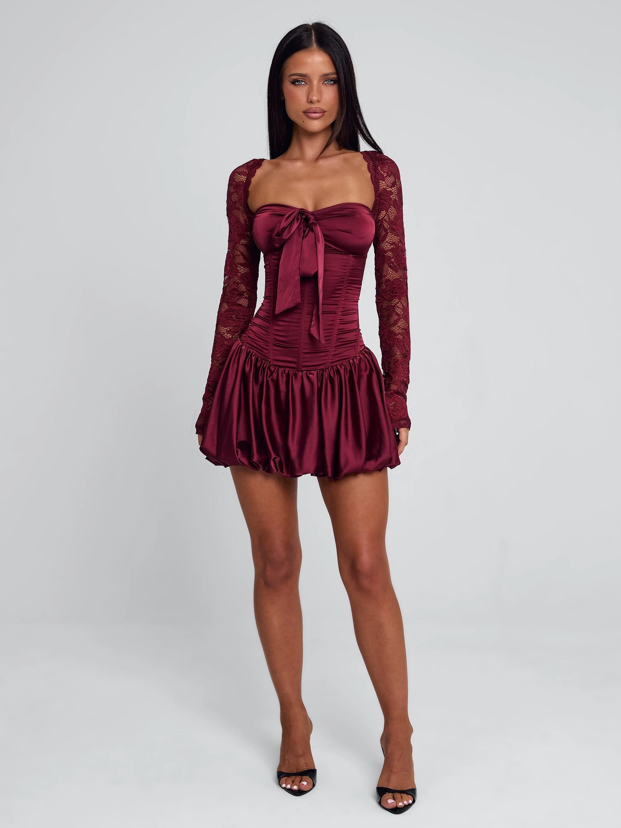 Leviana-Mini-Dress-Red - luluinthesky