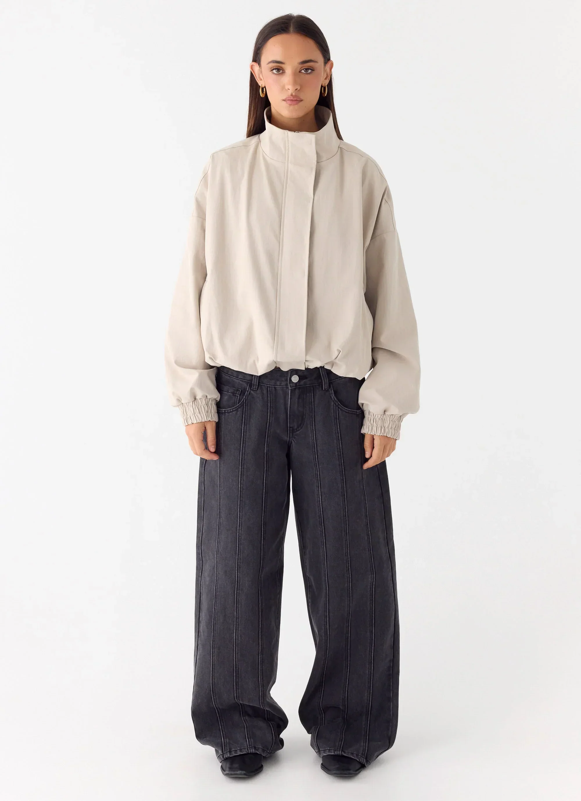 Luca Trench Jacket - Cool Tan