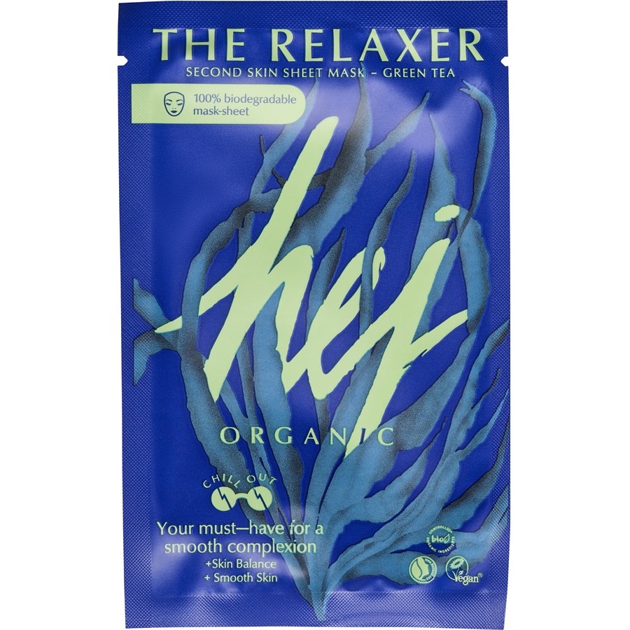 Hej Organic Maseczki i peelingi The Relaxer Second Skin Sheet Mask