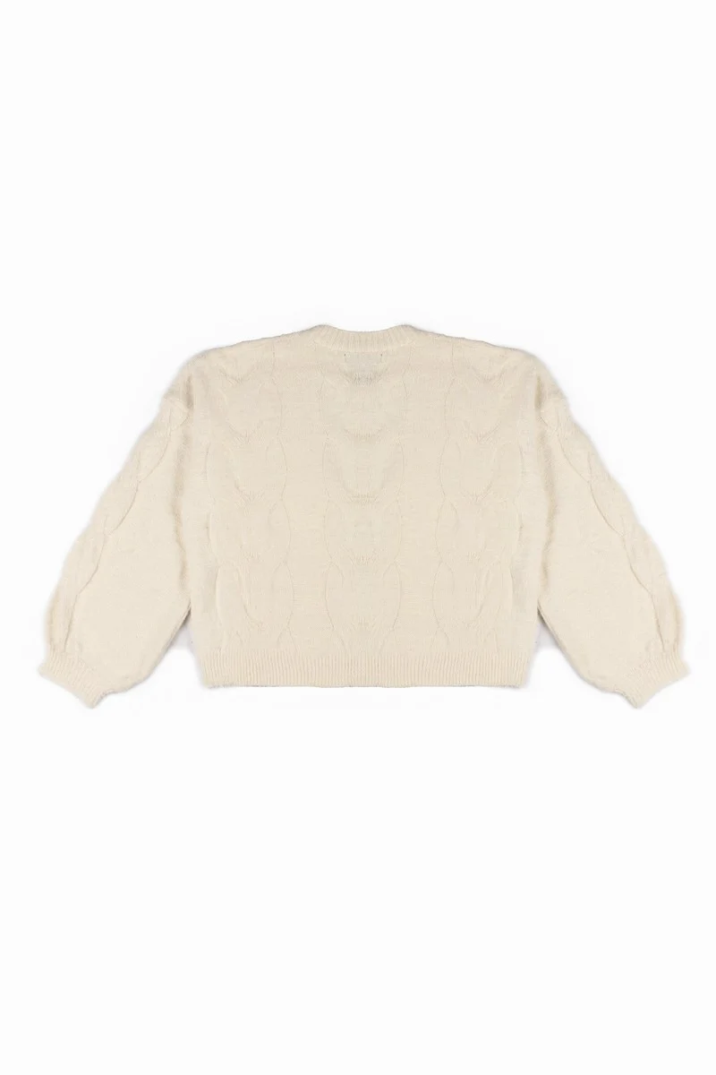 Fuzzy Open-Front Cardigan Sweater