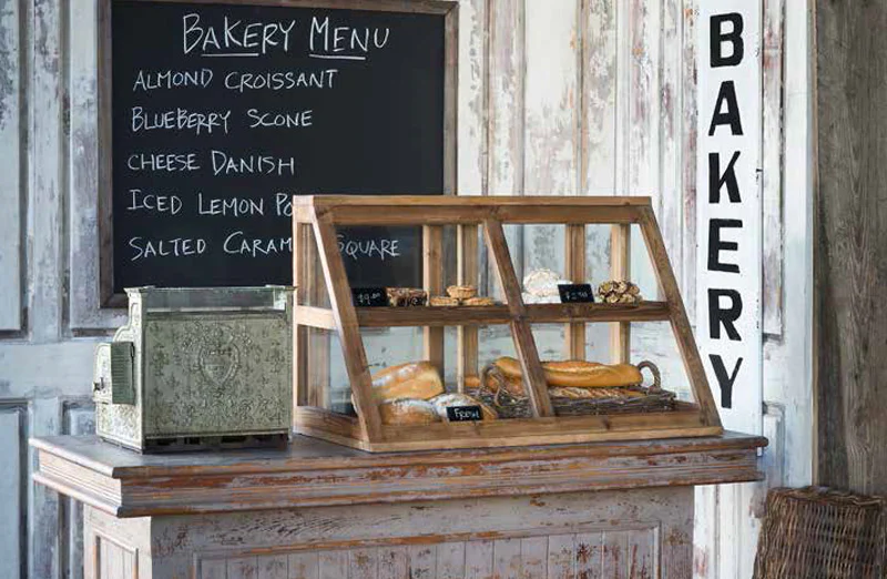 Embossed Metal Bakery Sign