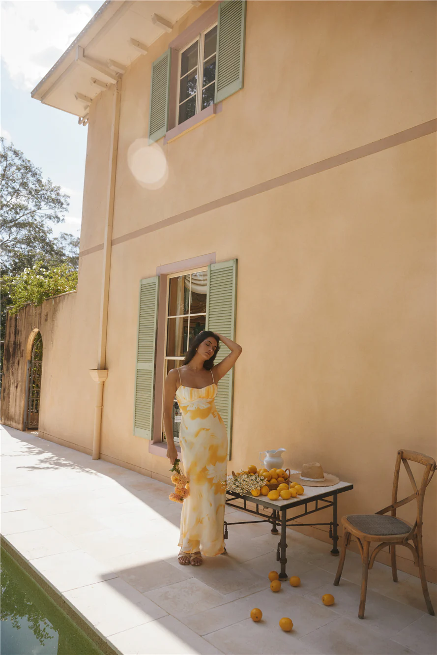 Golden Hour Maxi Dress Yellow