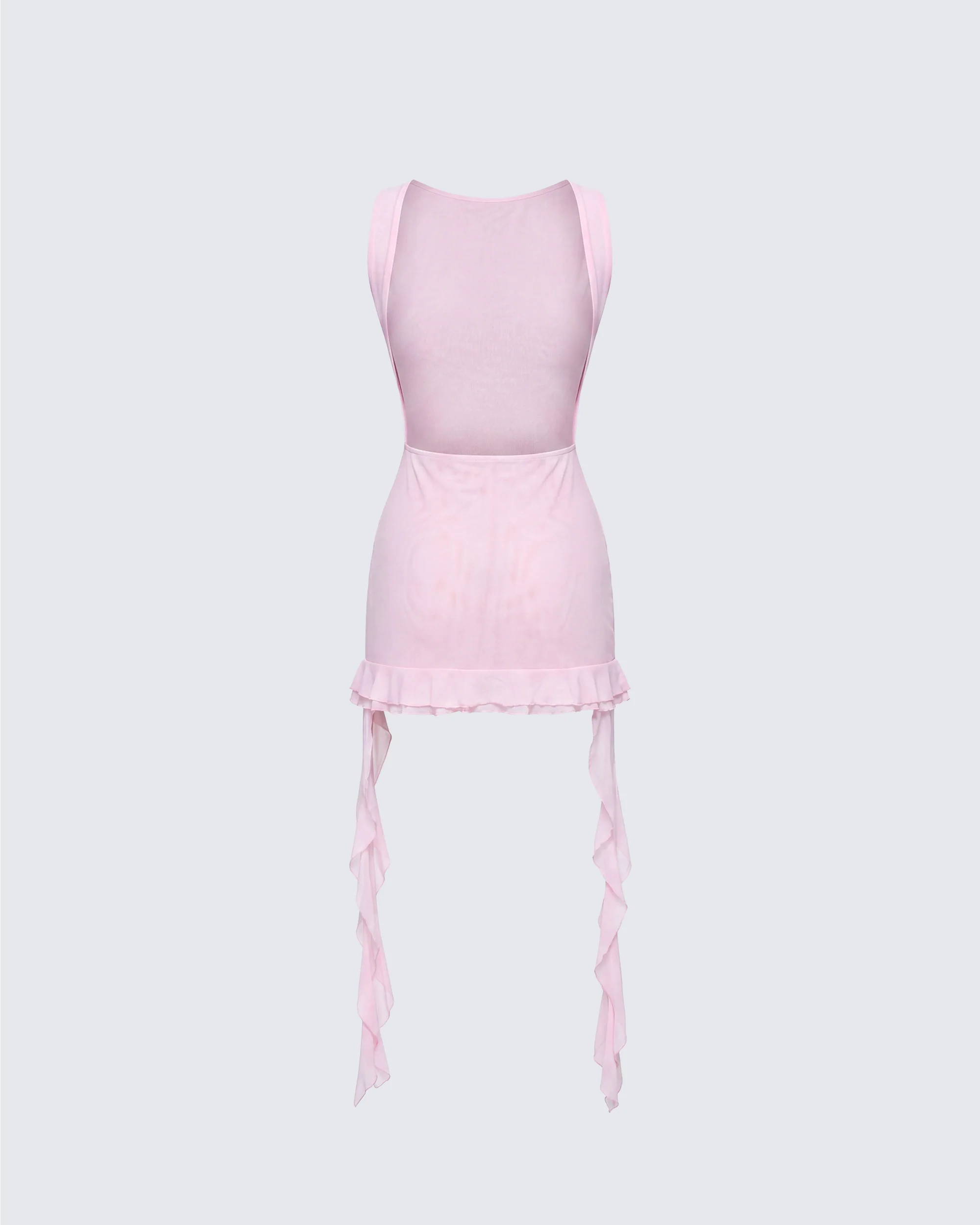 Tiana Pink Ruffle Rosette Dress
