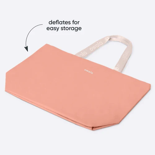 Owala The Cloud Inflatable insulation. Packs flat. 16L capacity Rosewood