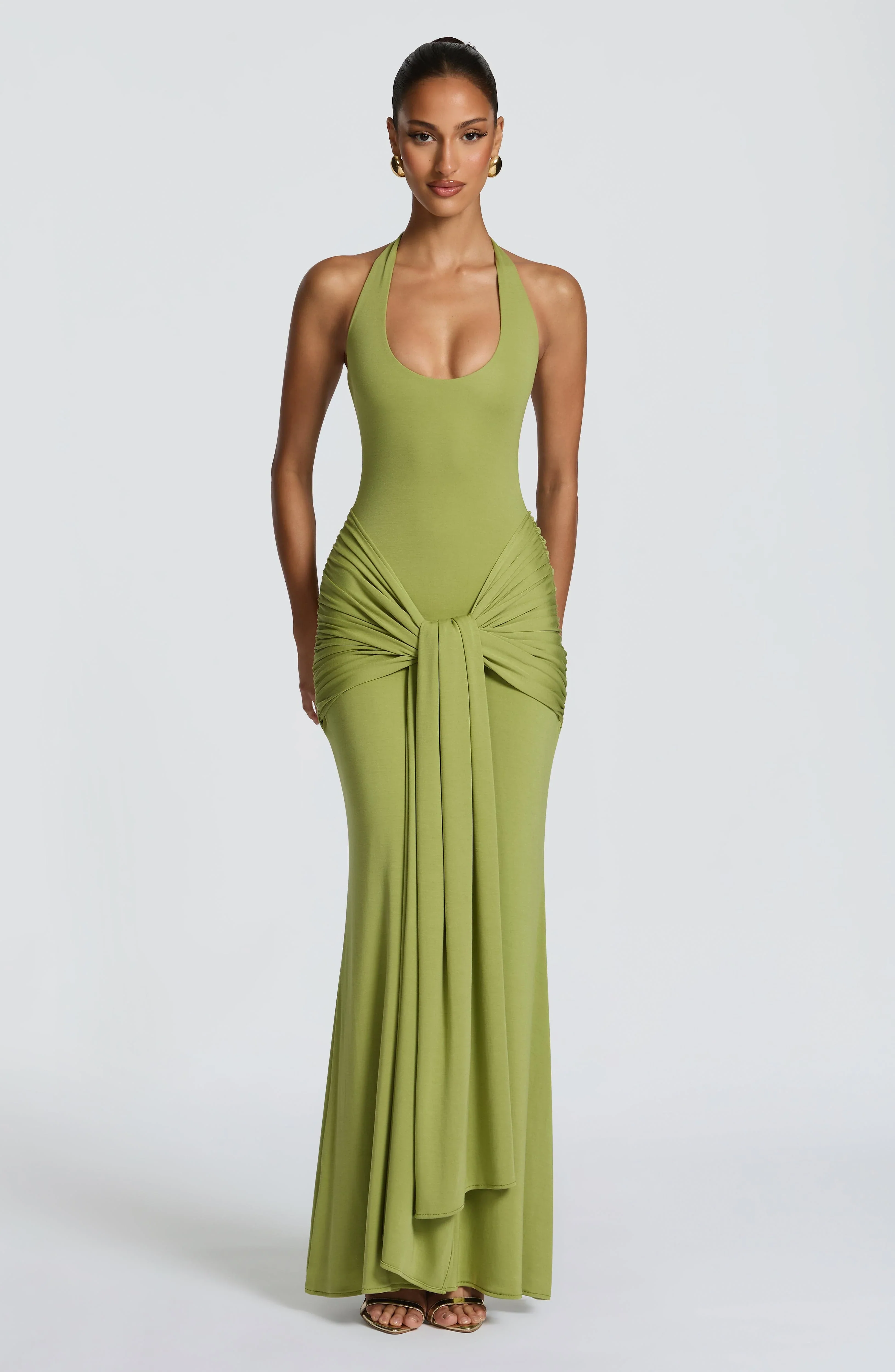 Veneda Maxi Dress - Olive