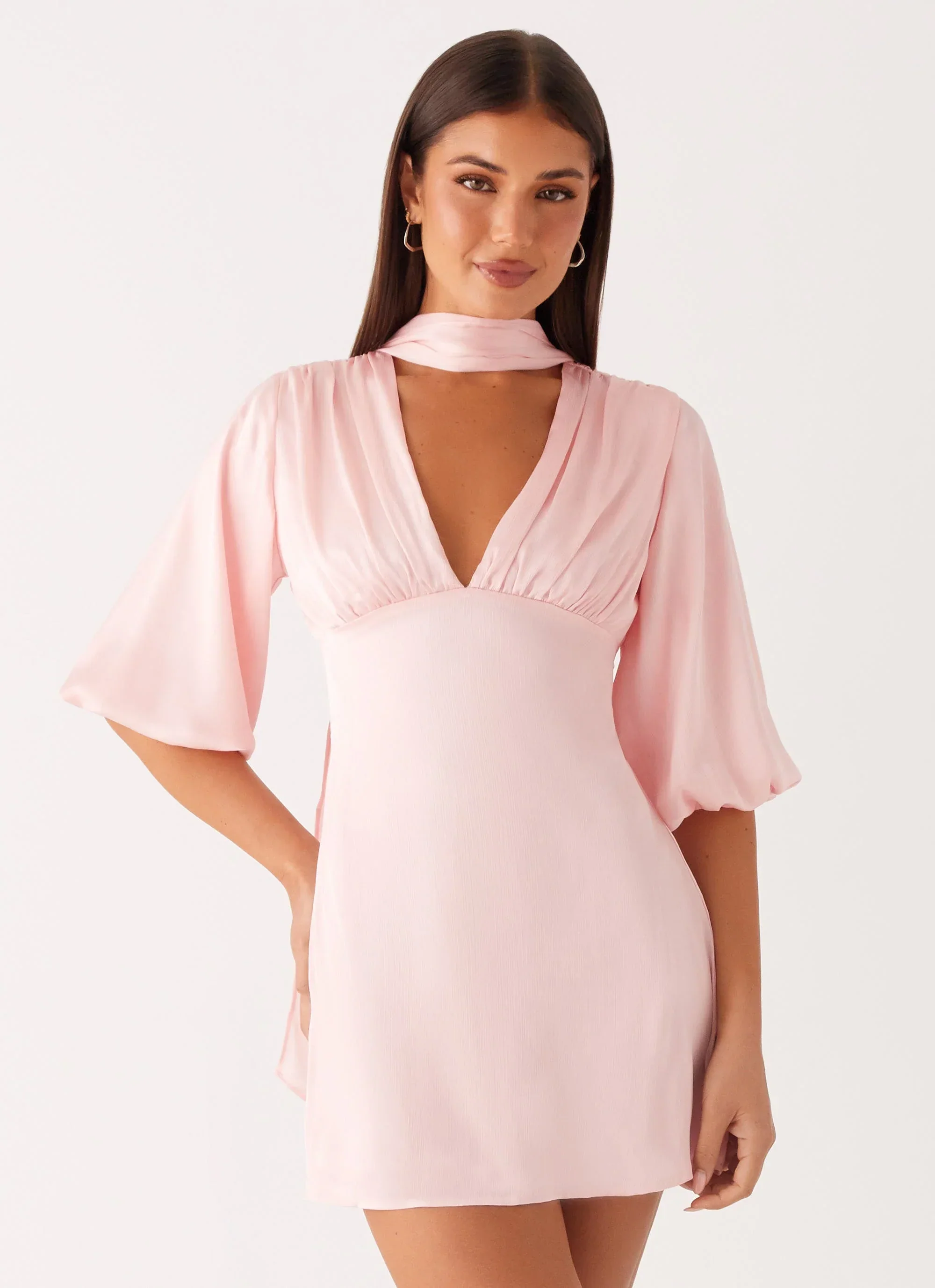 Mary Mini Dress - Pink