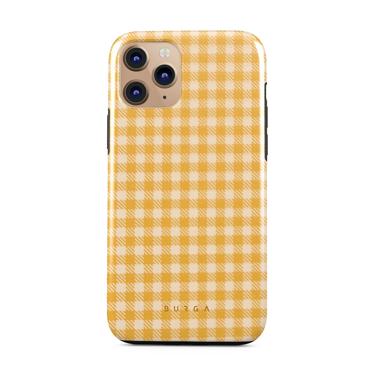 Tuscan Sun - Yellow Plaid iPhone 11 Pro Max ケース
