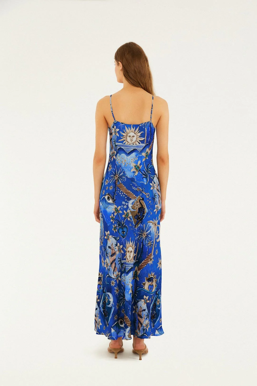 Blue Mystical  Maxi Dress