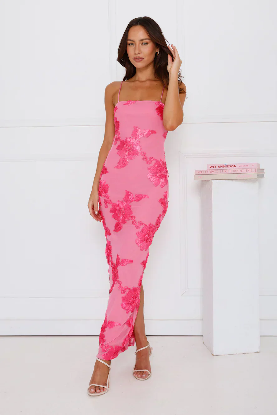 Estelle Mesh Maxi Dress
