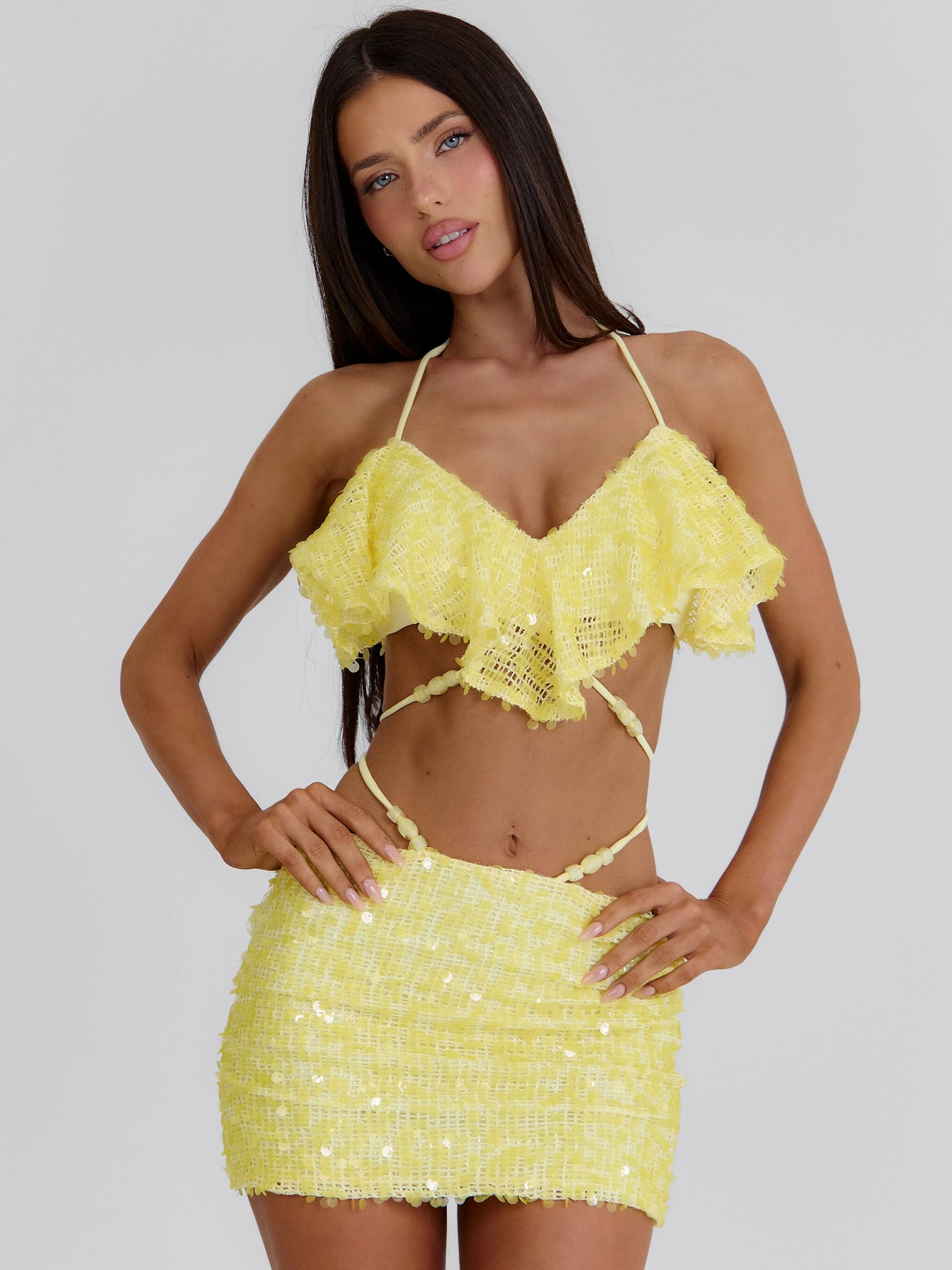 EMARI CROP TOP YELLOW