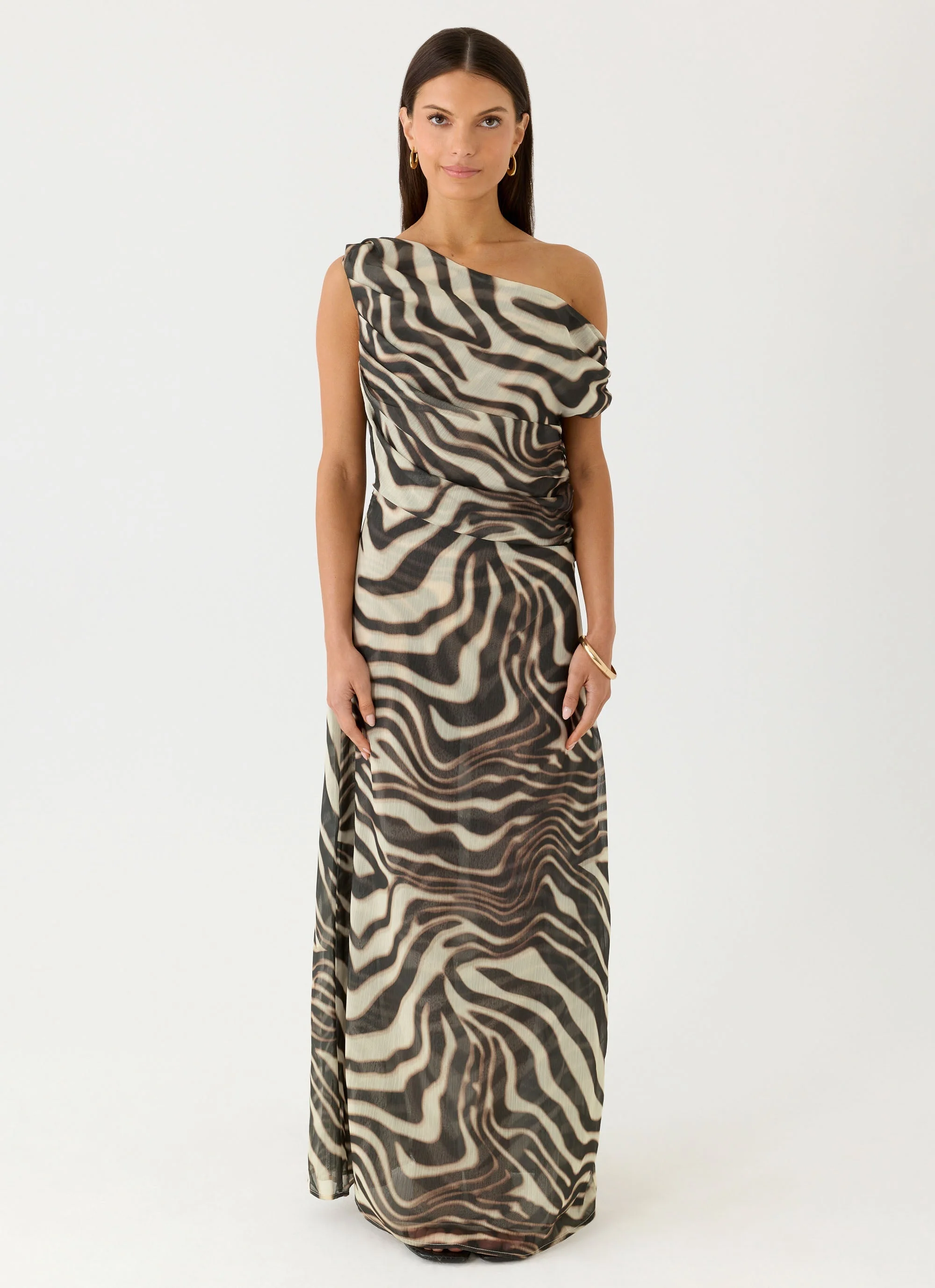 Mernas Maxi Dress - Zebra