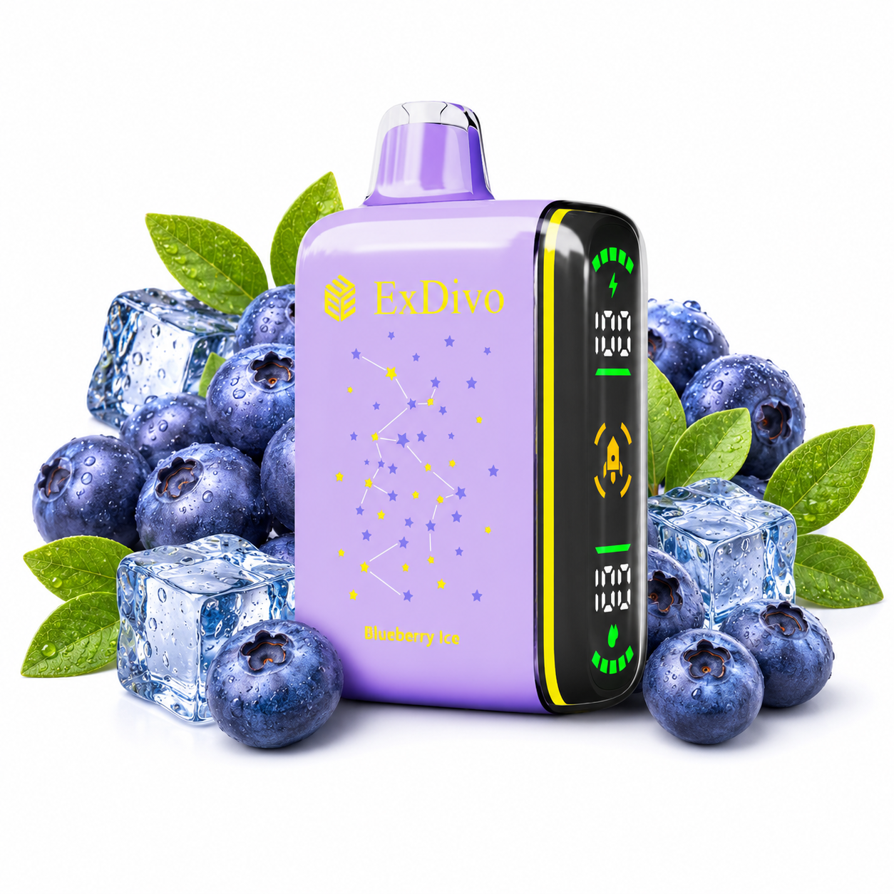 Blueberry Ice - ExDivo INTERSTELLAR 35K Disposable Vape