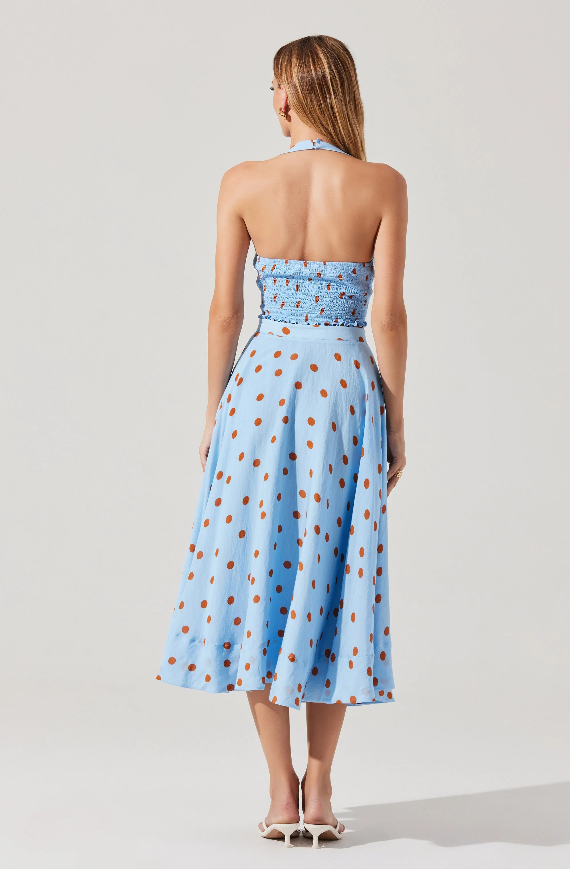 Janie Polka Dot Halter Top