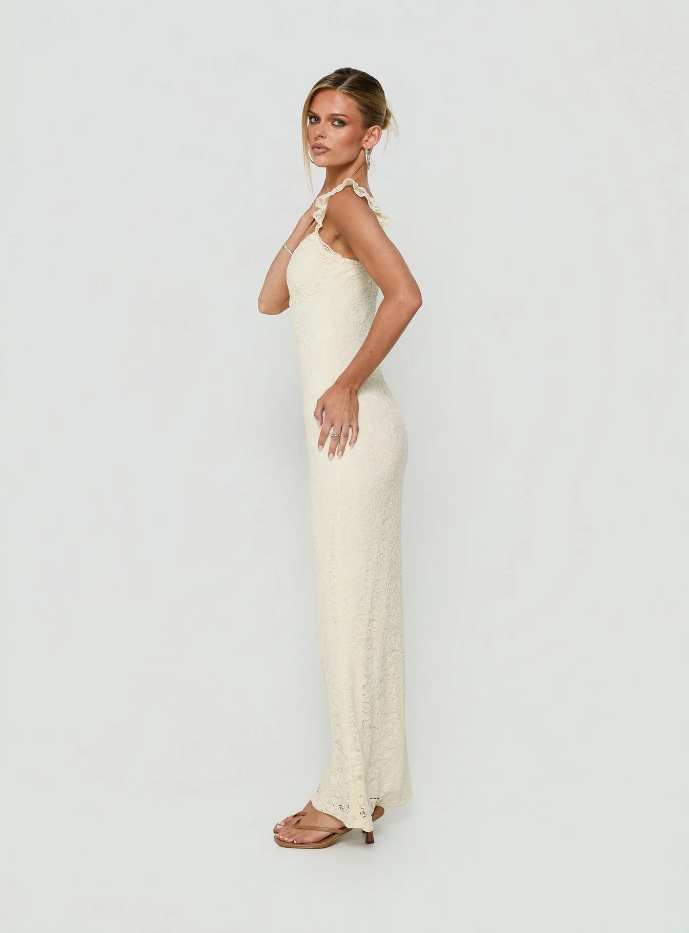 Beacall Maxi Dress Lemon - luluinthesky