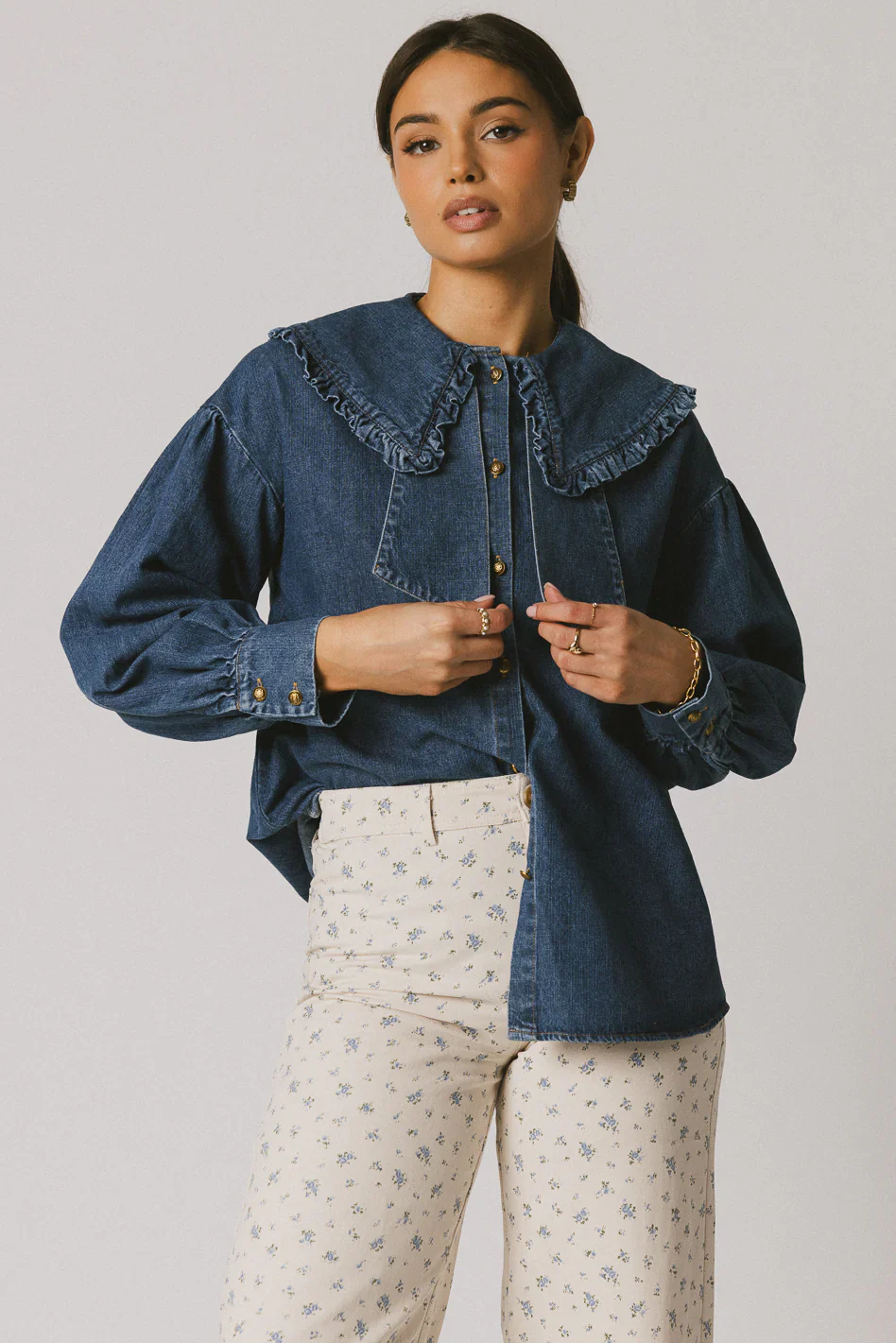 Mannie Collared Button Up