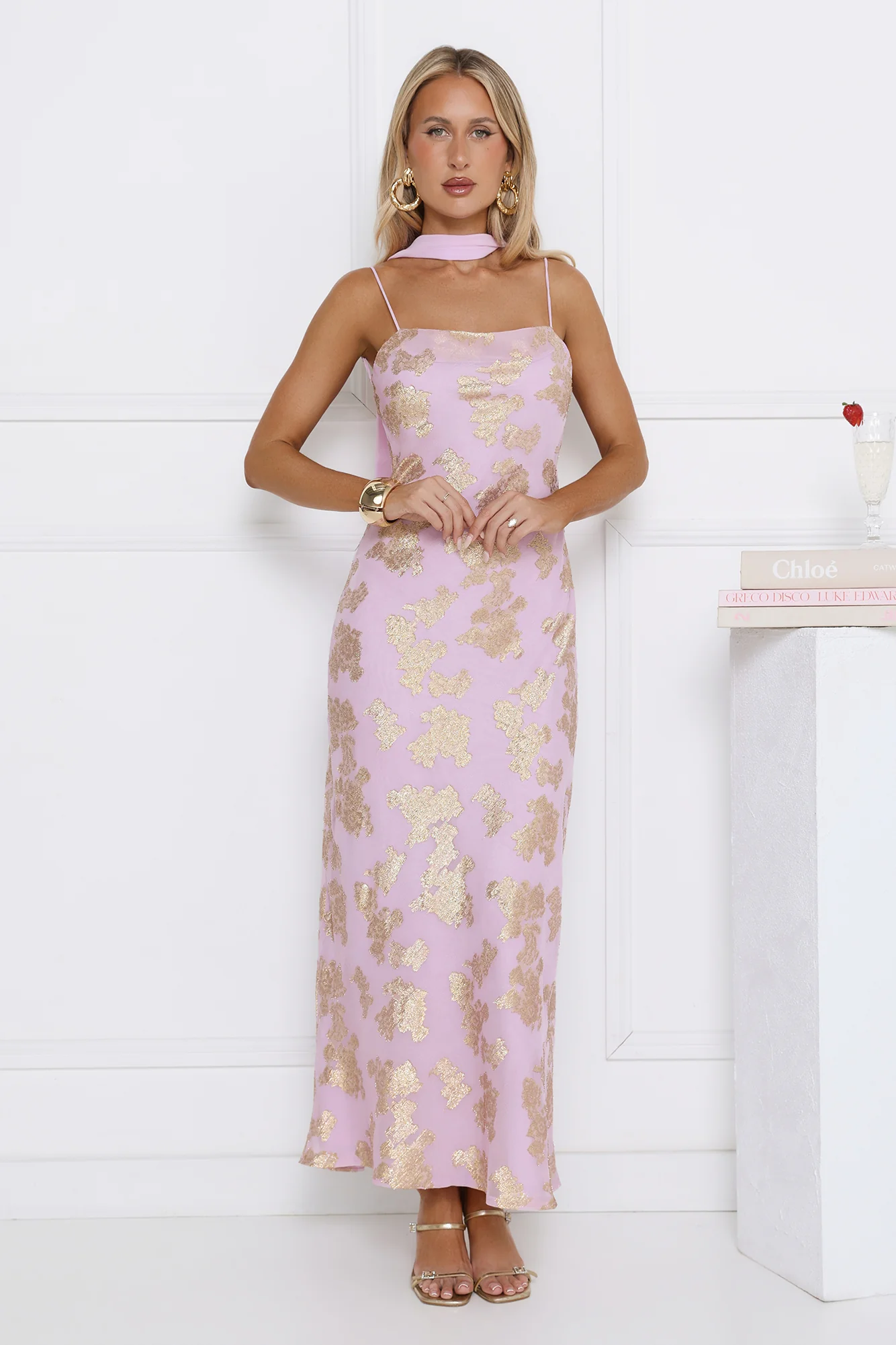 Dreamy Dazzle Maxi Dress Lilac
