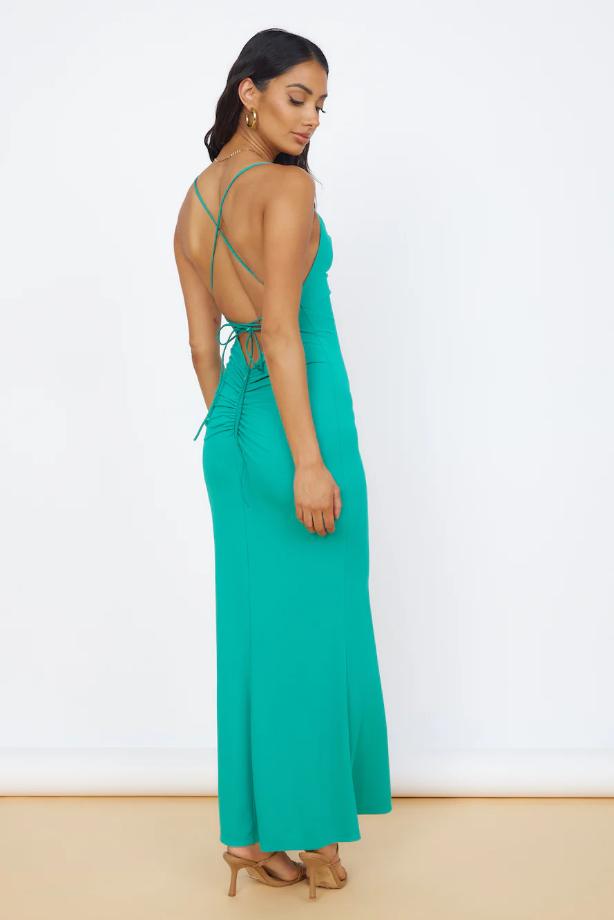 Pure Delight Maxi Dress Green