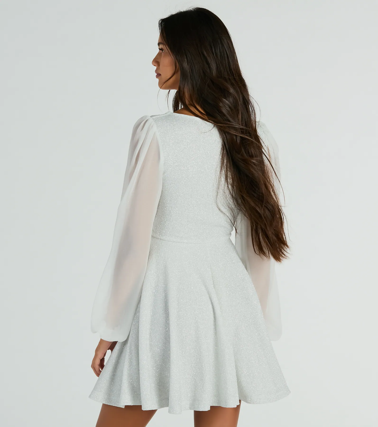 Captivate In Glitter Party Dress