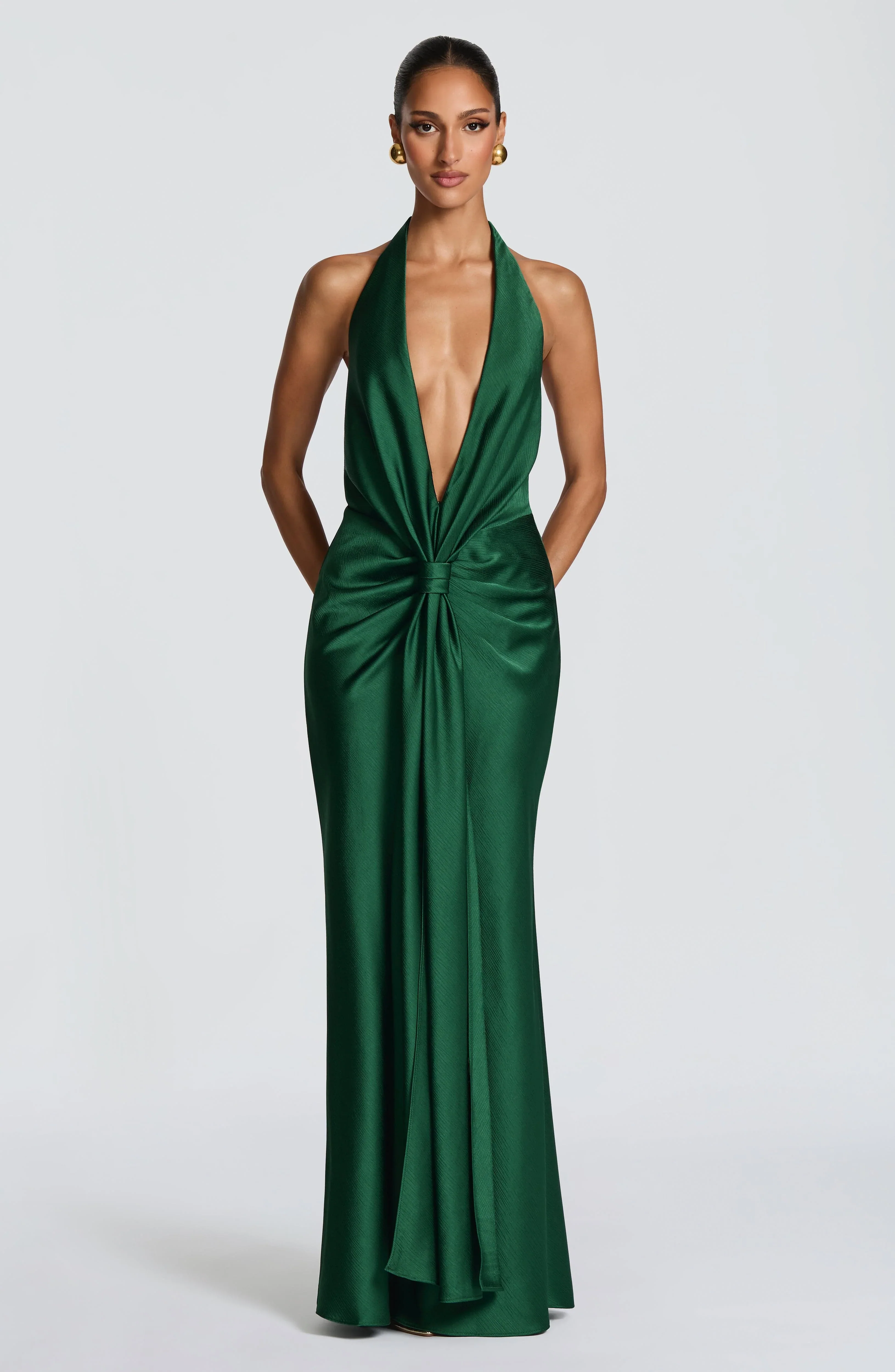Linette Gown - Emerald
