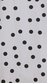 Dimmi Maxi Dress - White/Black Polka