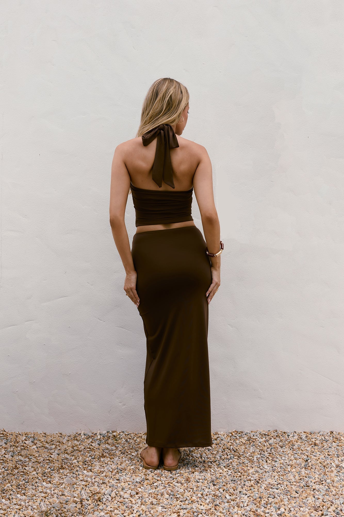Jeni Maxi Skirt Brown