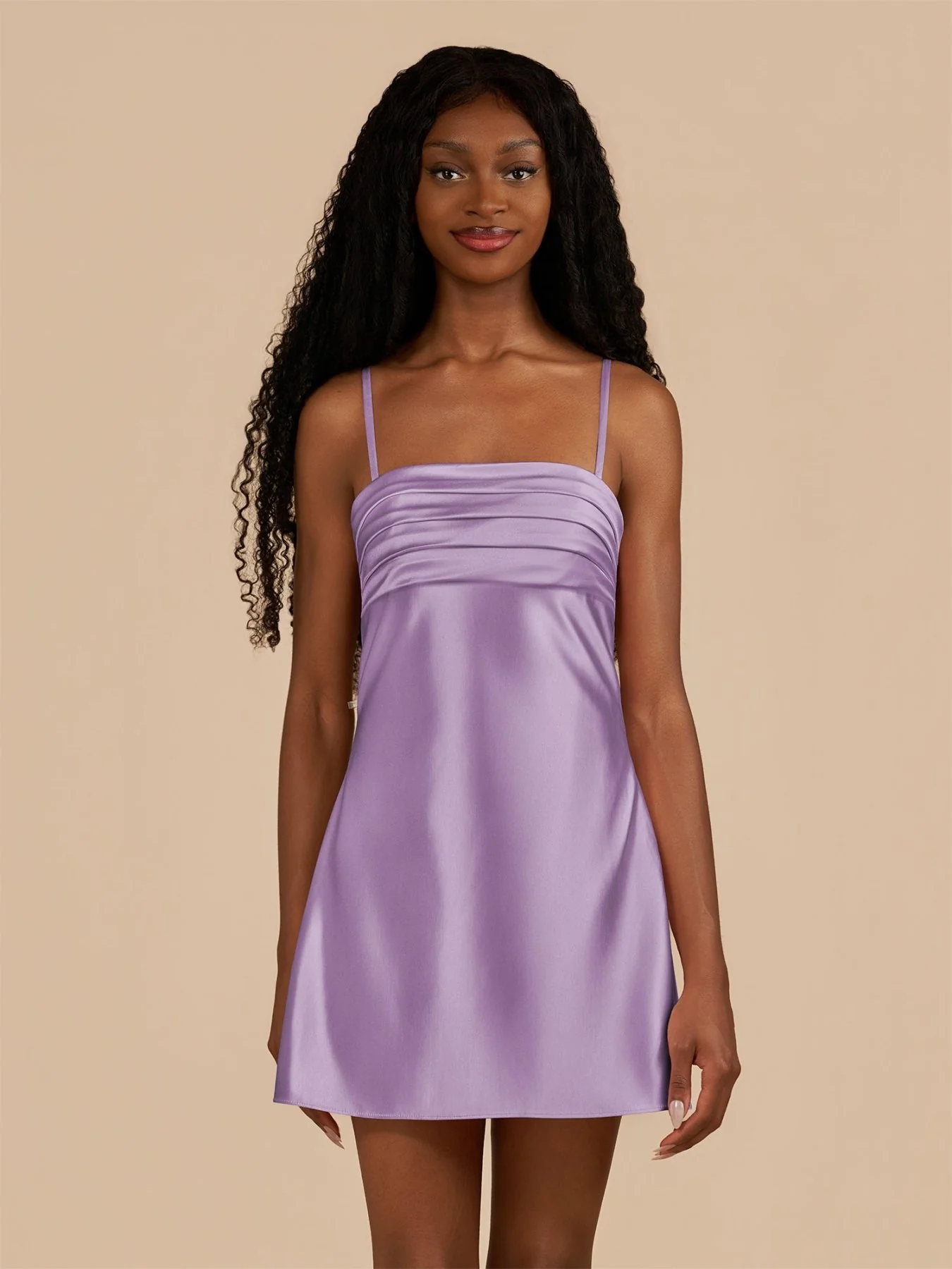 Aqua Sheath Spaghetti Straps Satin Homecoming Dress