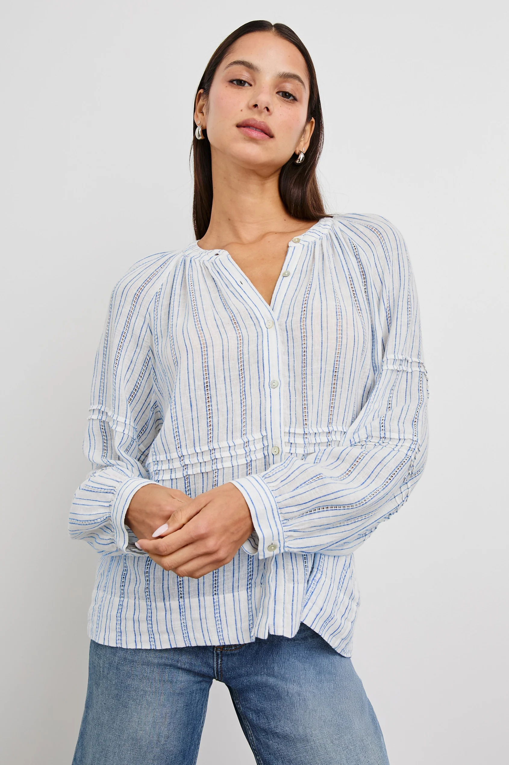 Frances top Sonoma Stripe