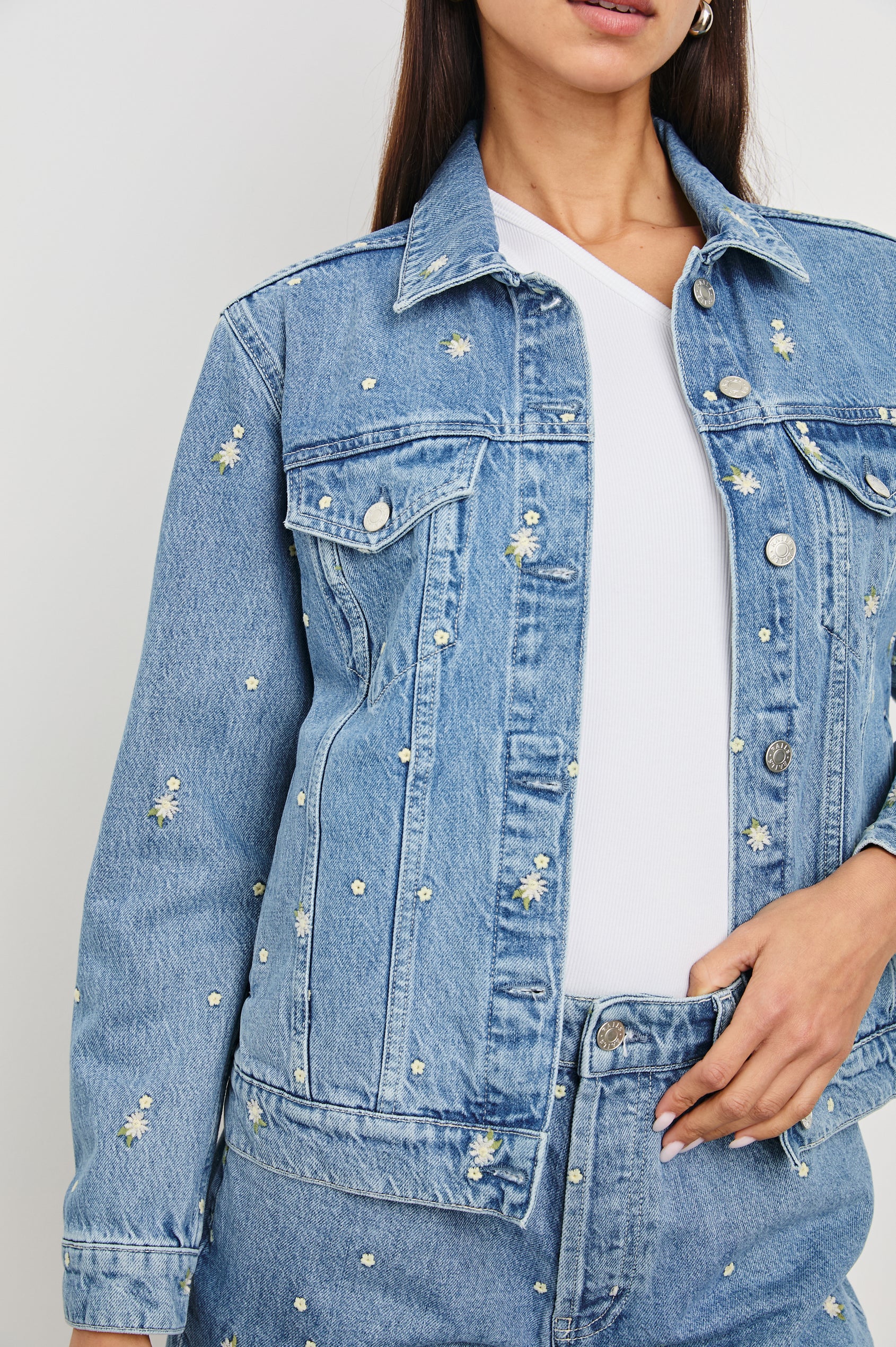 Mulholland jacket Indigo Floral