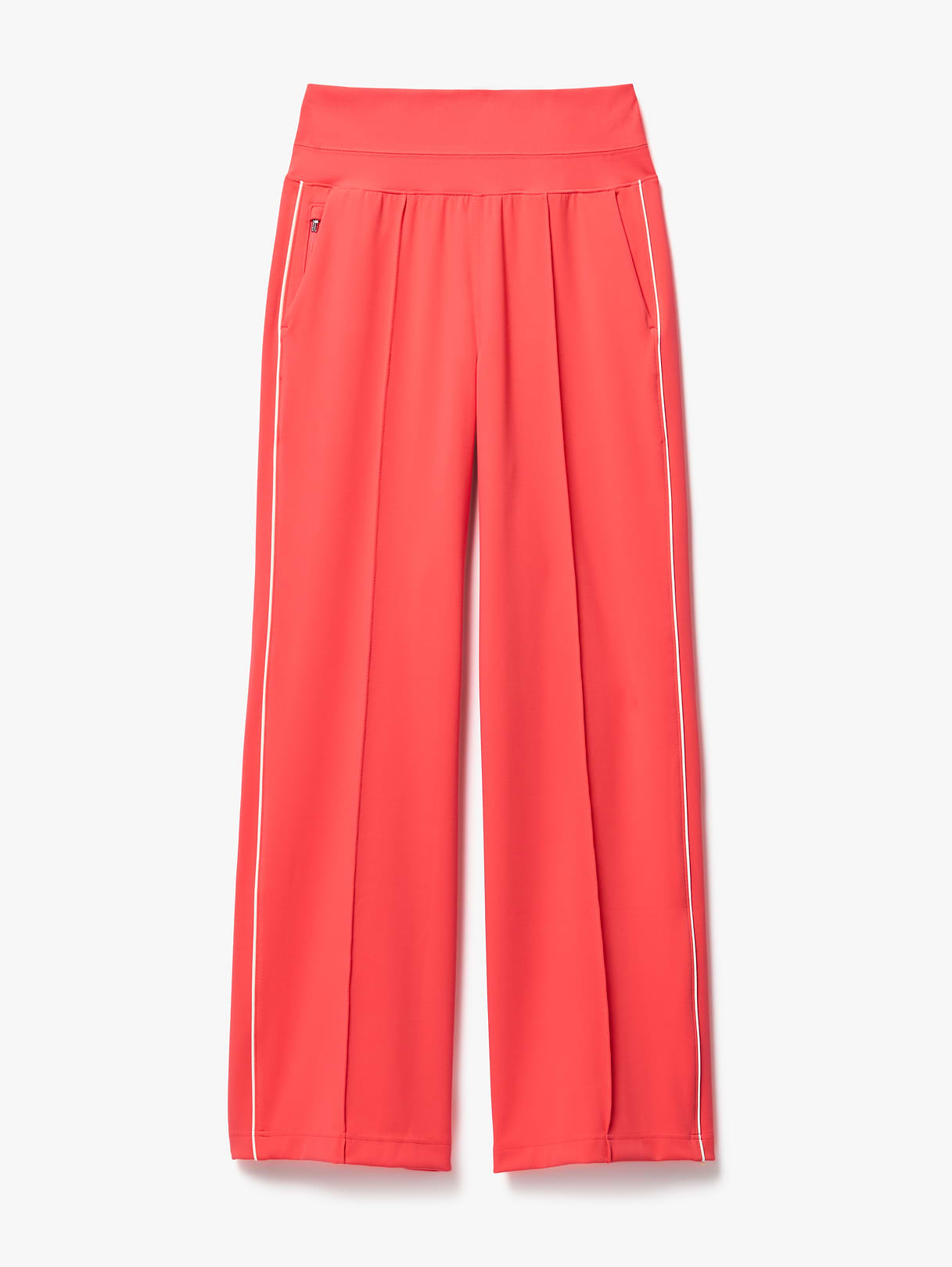 Venice High Rise Track Stripe Wide Leg Pant