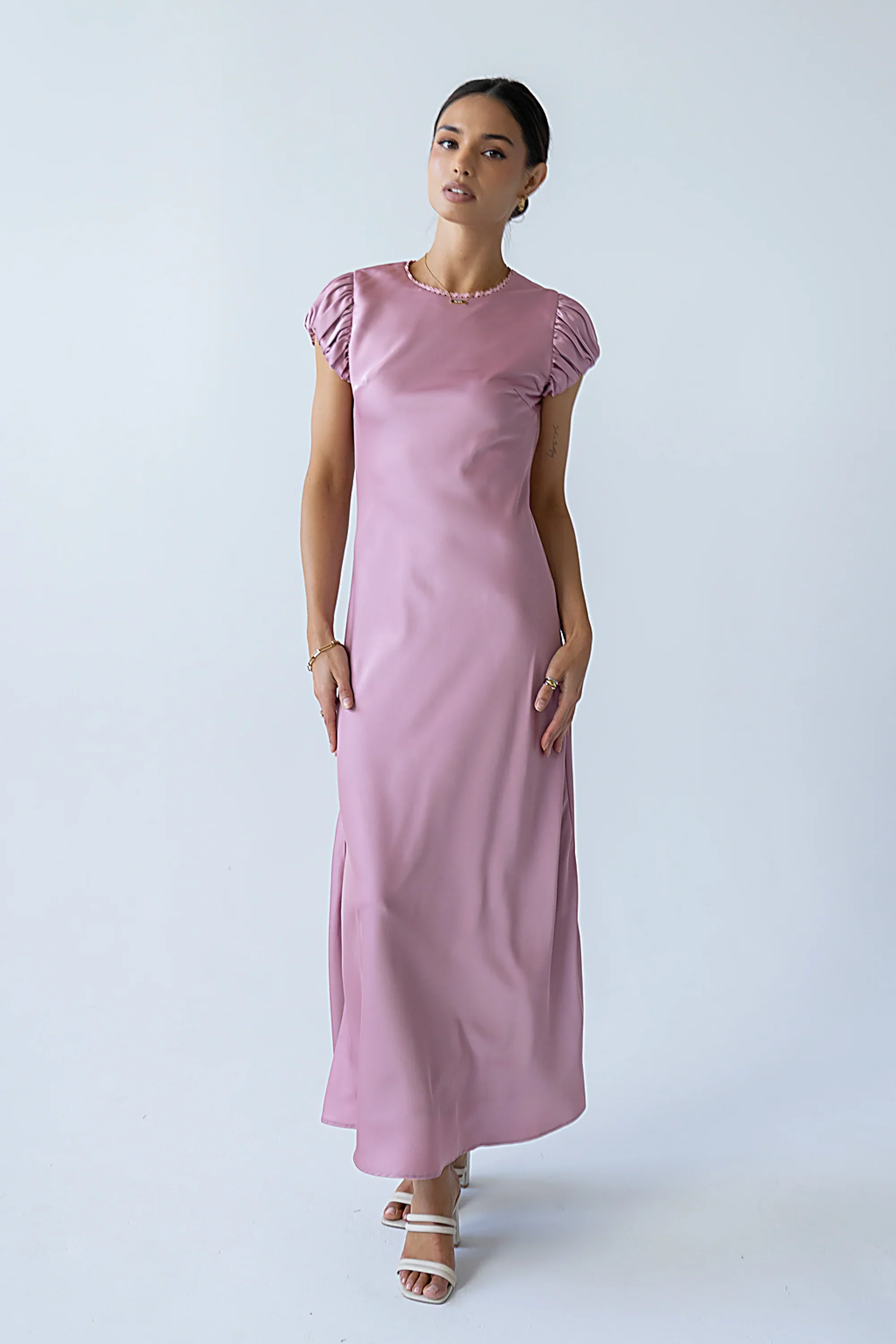 Ellianna Maxi Dress in Mauve - luluinthesky