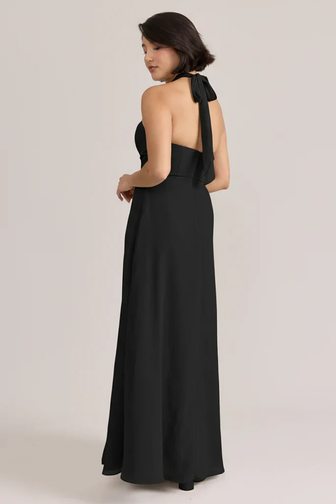Ellapink Chiffon Dress | Ready To Ship | Black