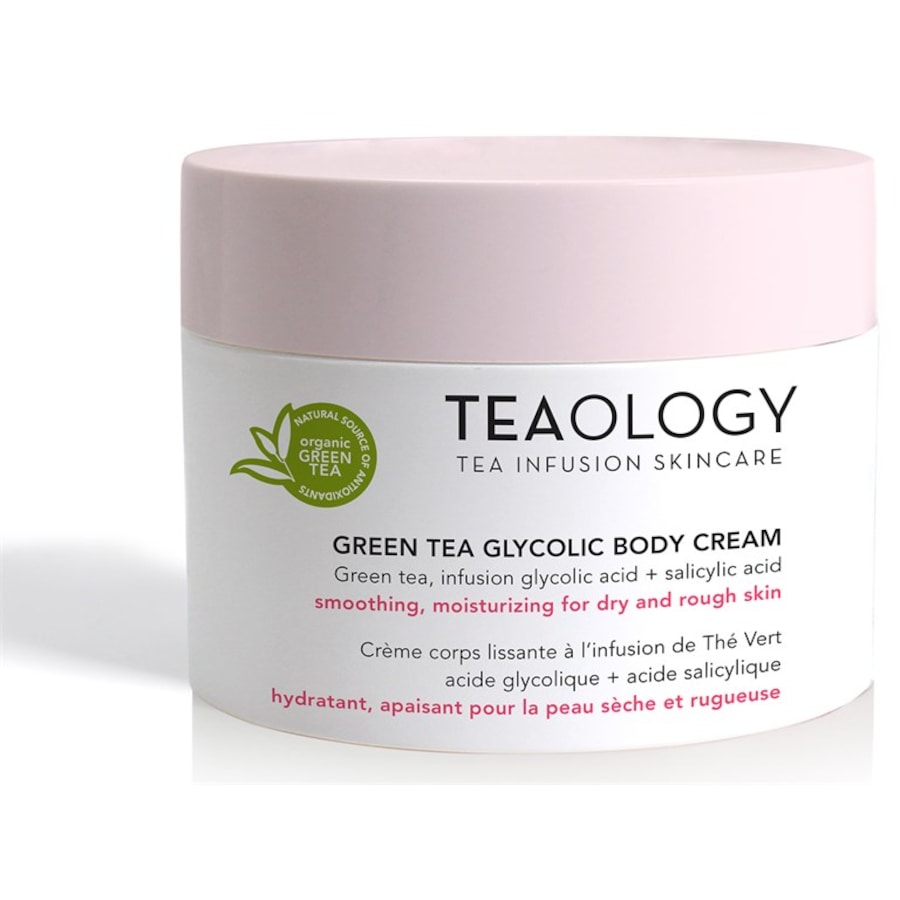 Teaology Pielęgnacja ciała Krem do ciała Zielona herbata glikolowa