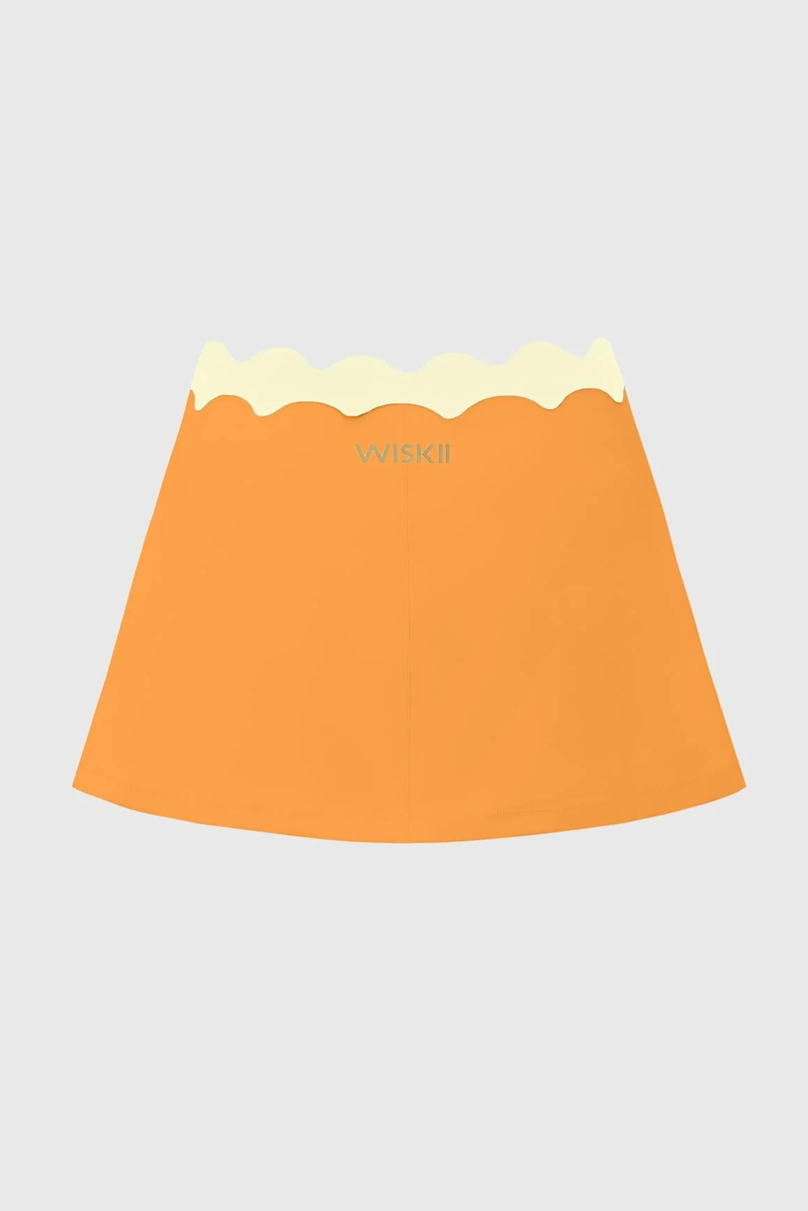 Riviera Scallop Contrast Skirt