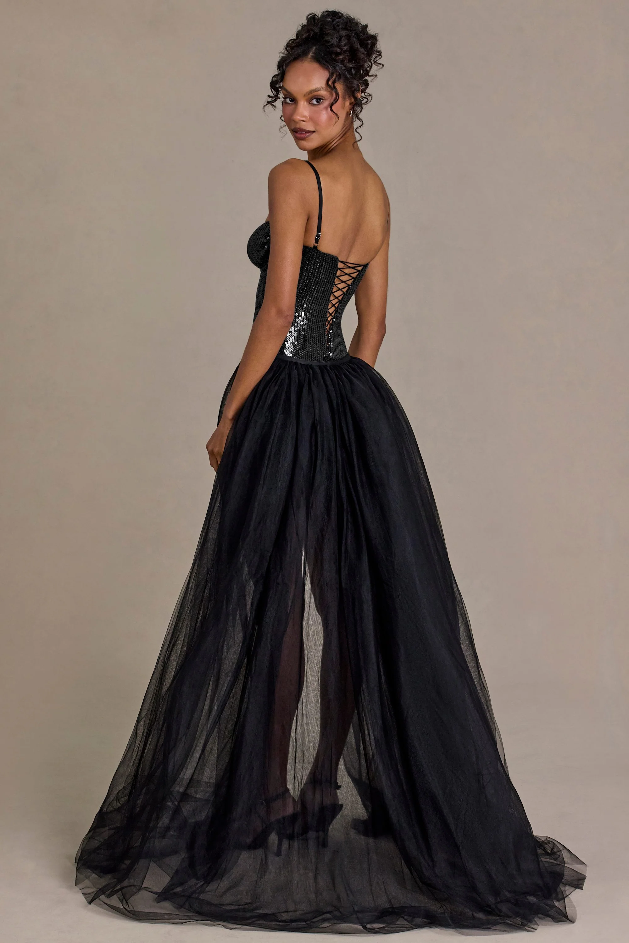 Premium Tulle Skirt in Black