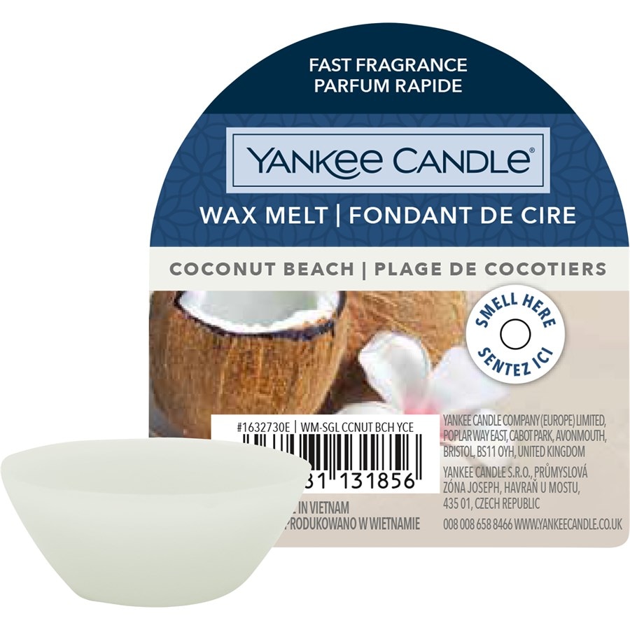 Yankee Candle Wosk zapachowy Coconut Beach Biały