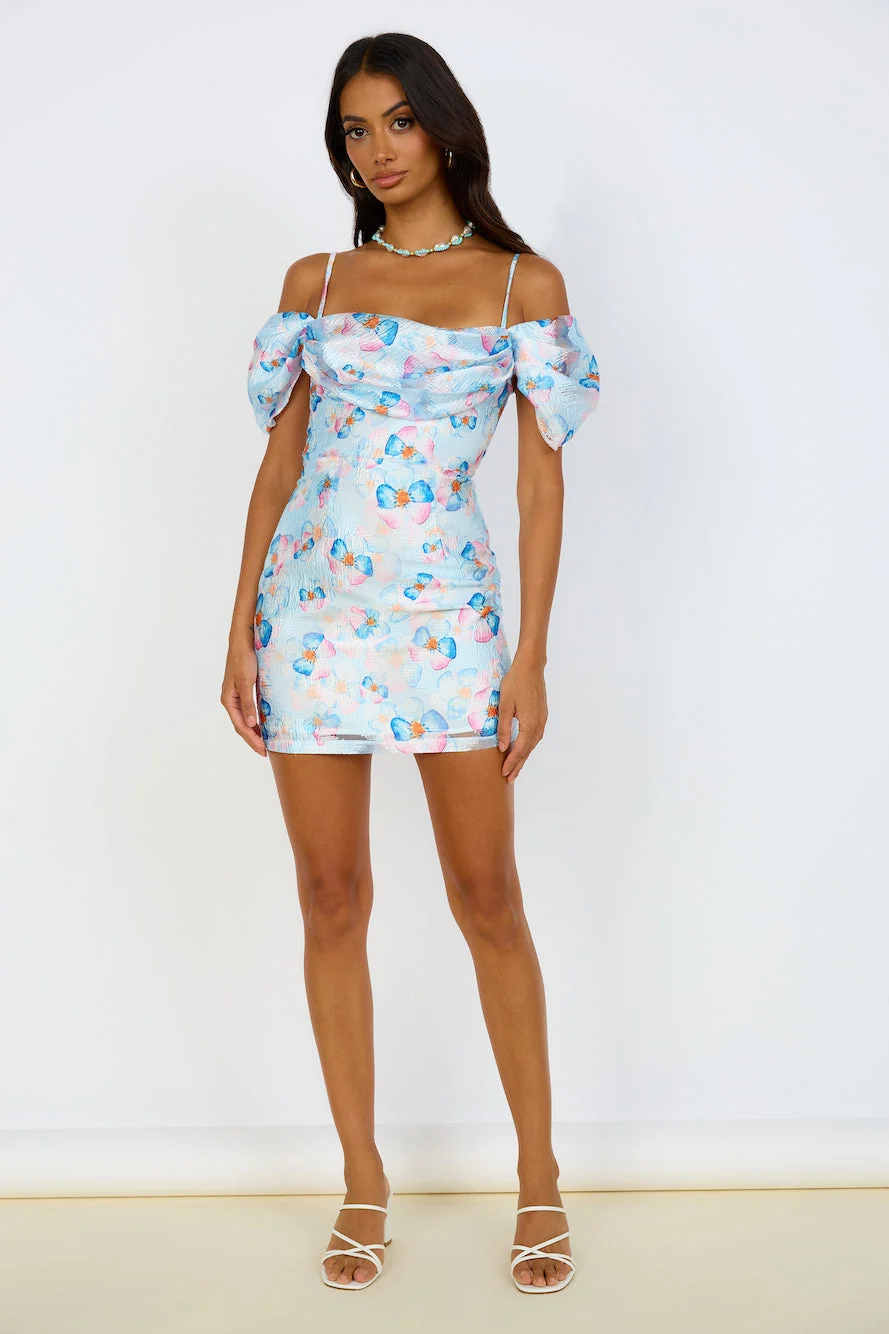 Take Me To Paris Dress Blue
