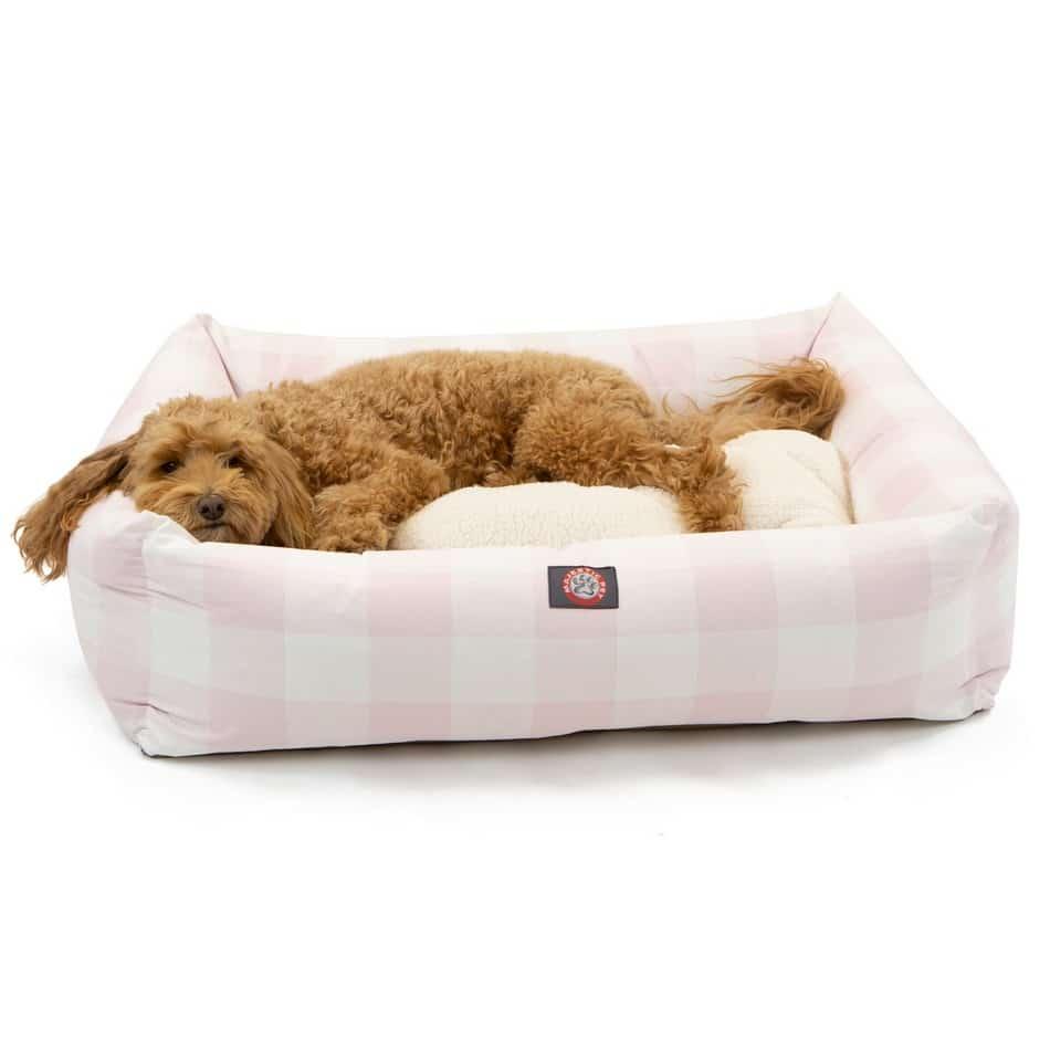 Anderson Check Luxe Bagel Bed - Personalized