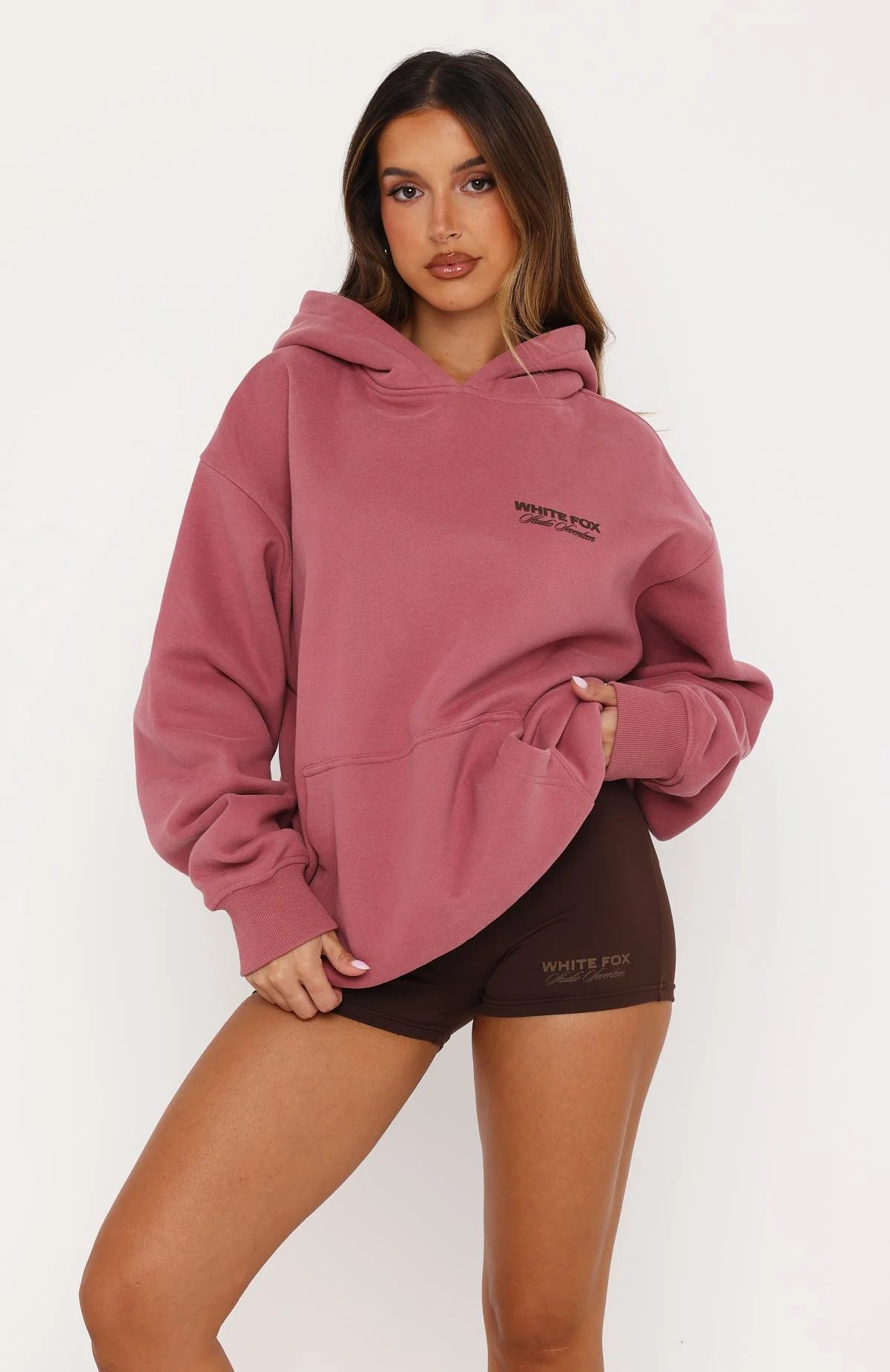 Studio 17 Tallulah Oversized Hoodie Dusty Plum