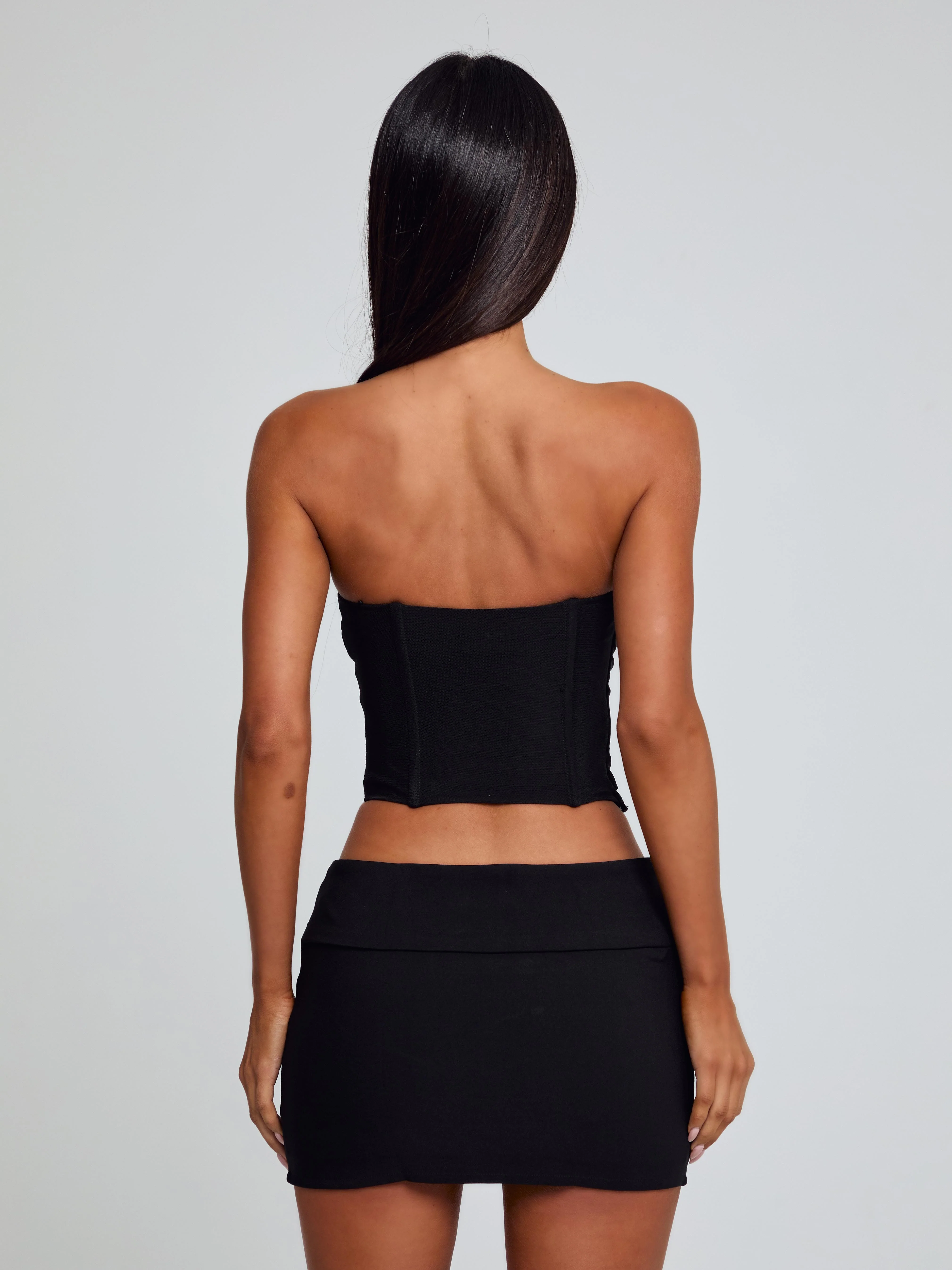 Ellis Corset Top Black
