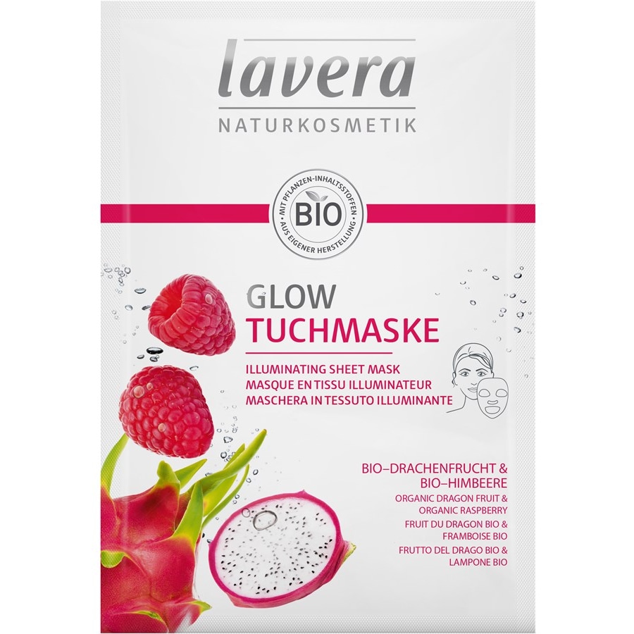 Lavera Maski Organiczna pitaja i organiczna malina Organiczny smoczy owoc i organiczna malina
